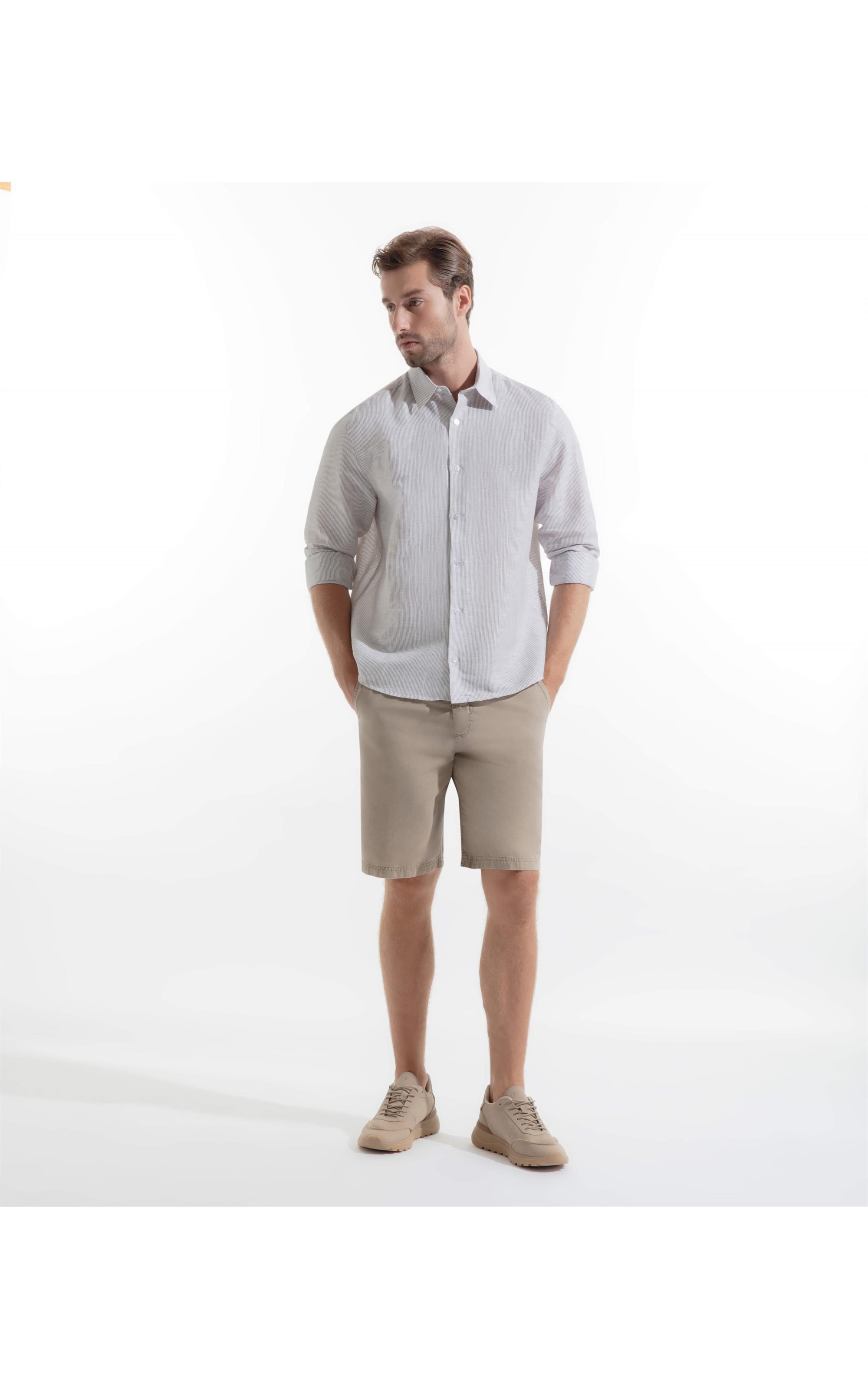 Camisa Linho Alessi Tabaco