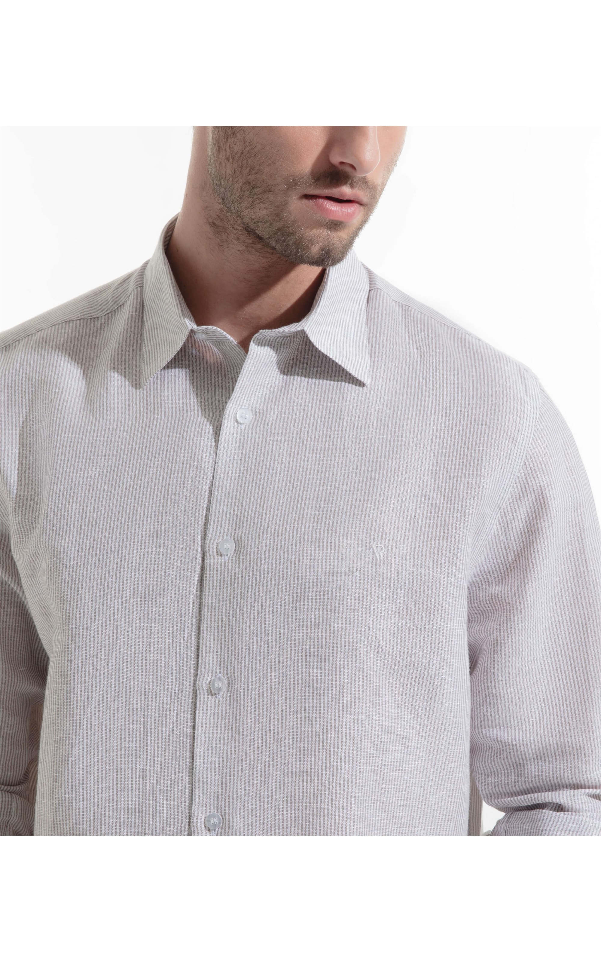 Camisa Linho Alessi Tabaco