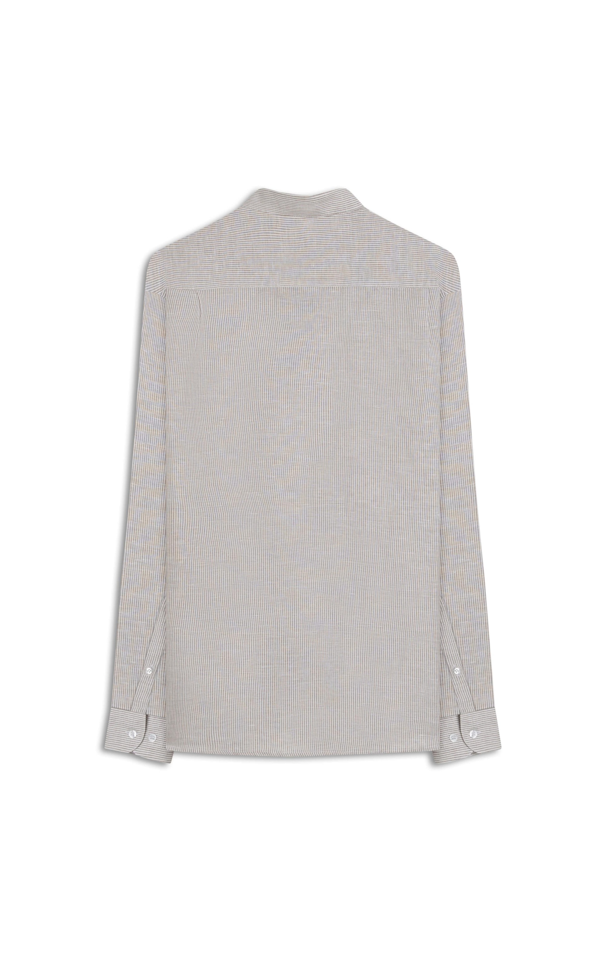 Camisa Linho Alessi Tabaco