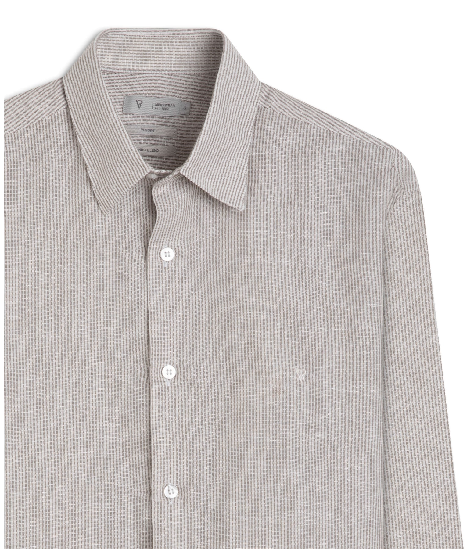 Camisa Linho Alessi Tabaco