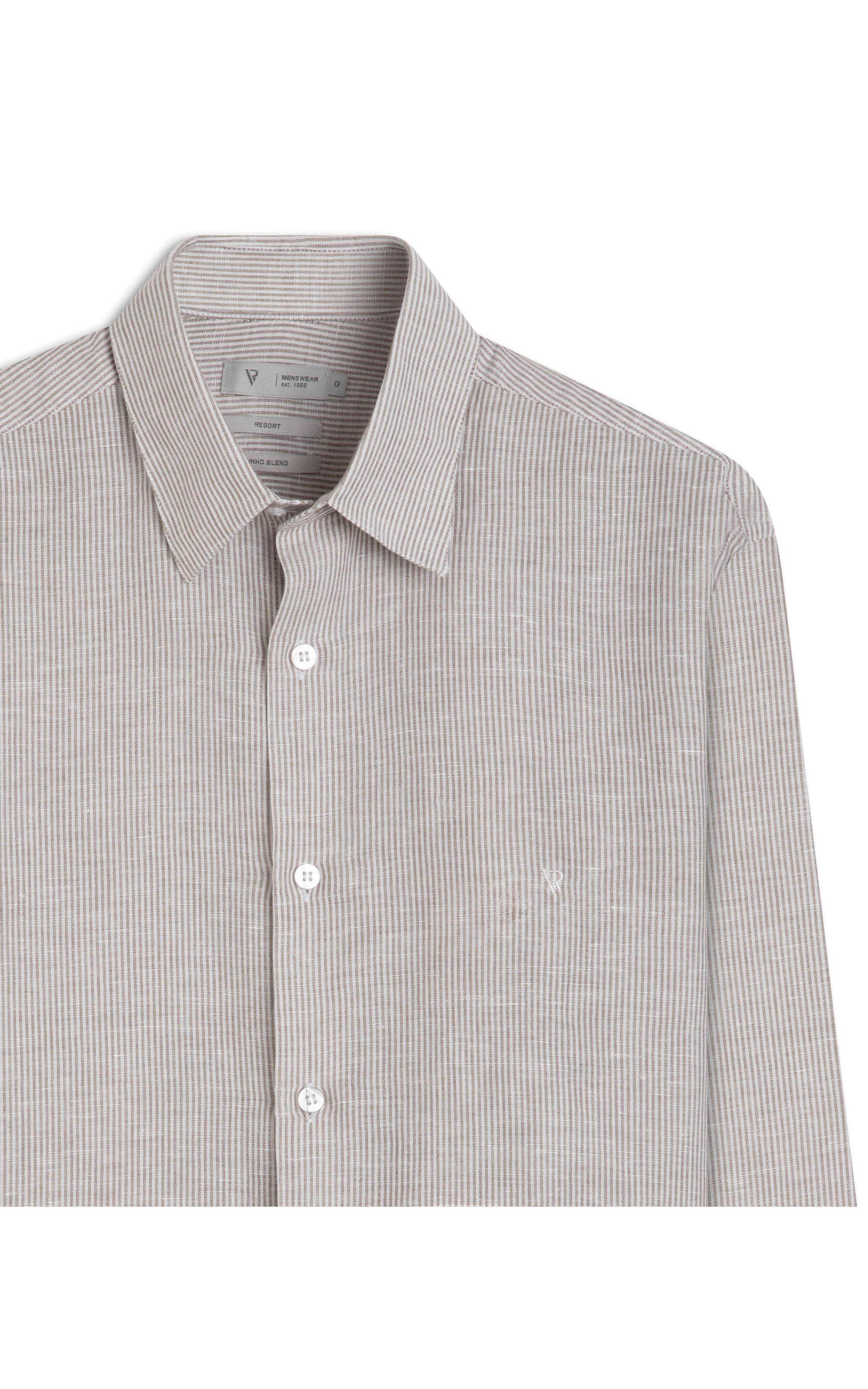 Camisa Linho Alessi Tabaco