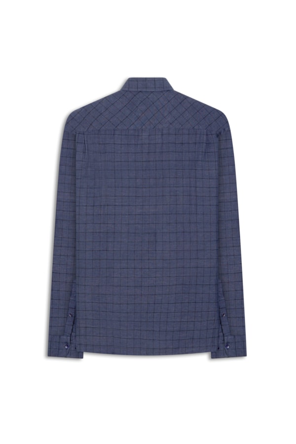 Camisa Linho Amantea  Dark Navy
