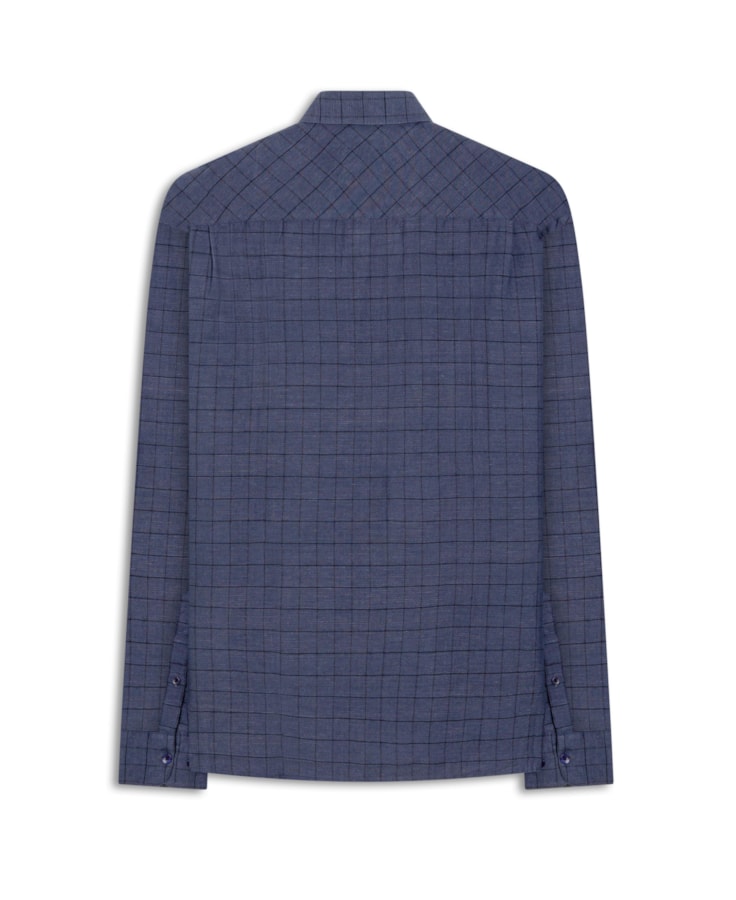 Camisa Linho Amantea  Dark Navy