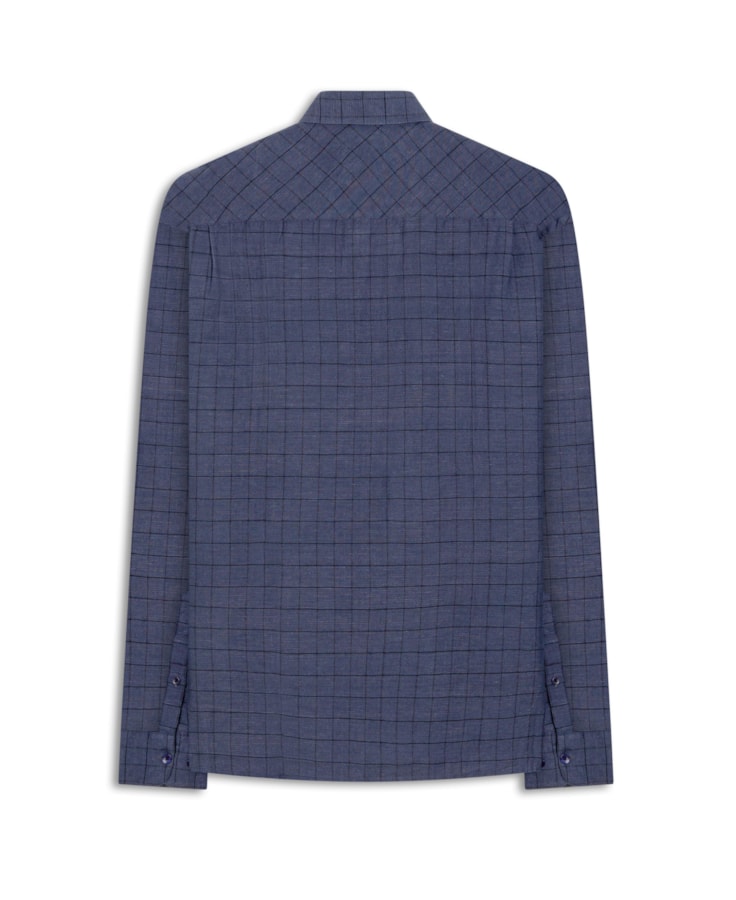 Camisa Linho Amantea  Dark Navy