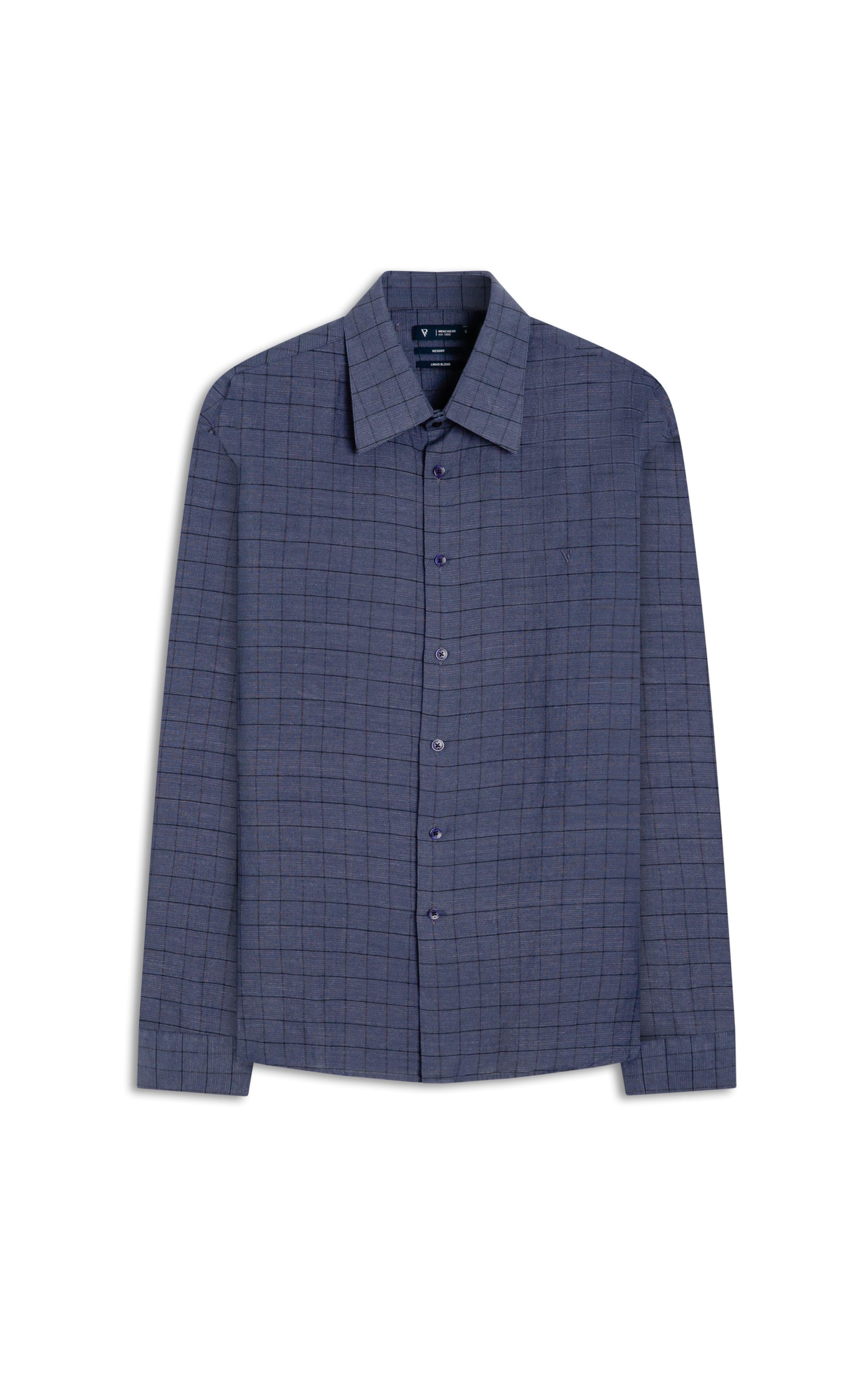 Camisa Linho Amantea  Dark Navy