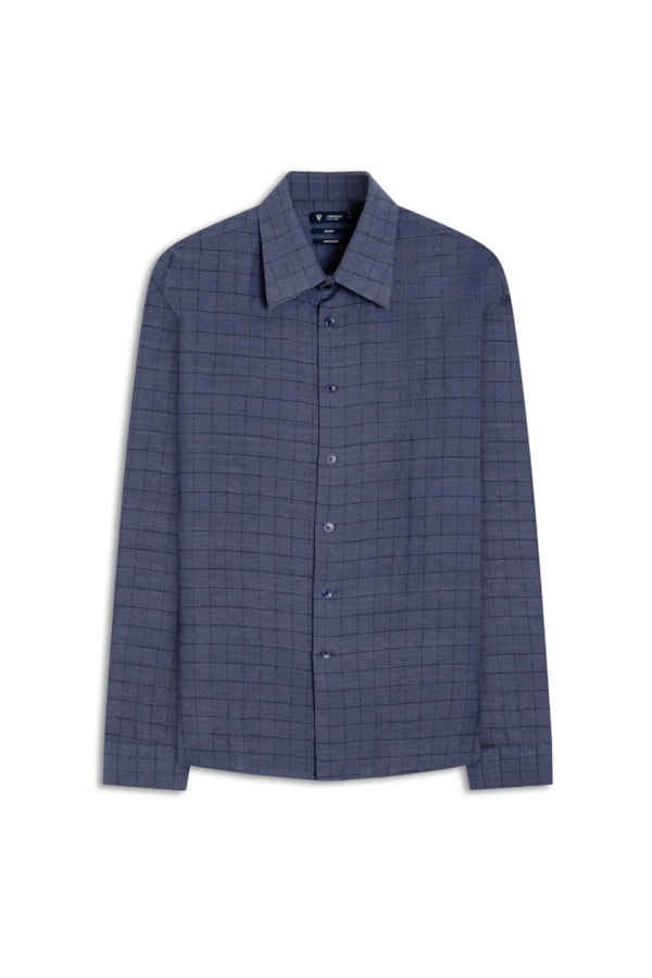 Camisa Linho Amantea  Dark Navy
