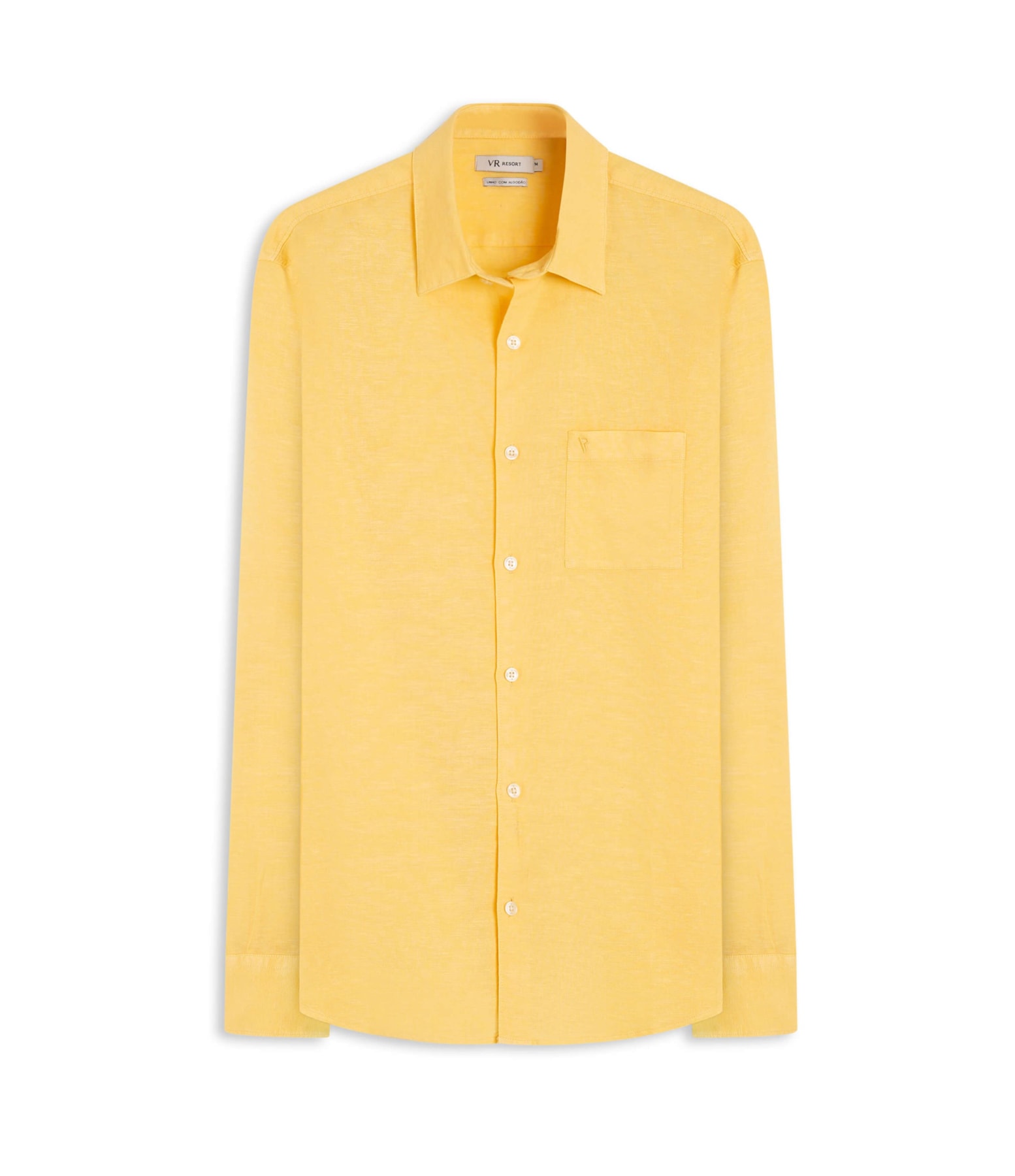 Camisa Linho Amarelo