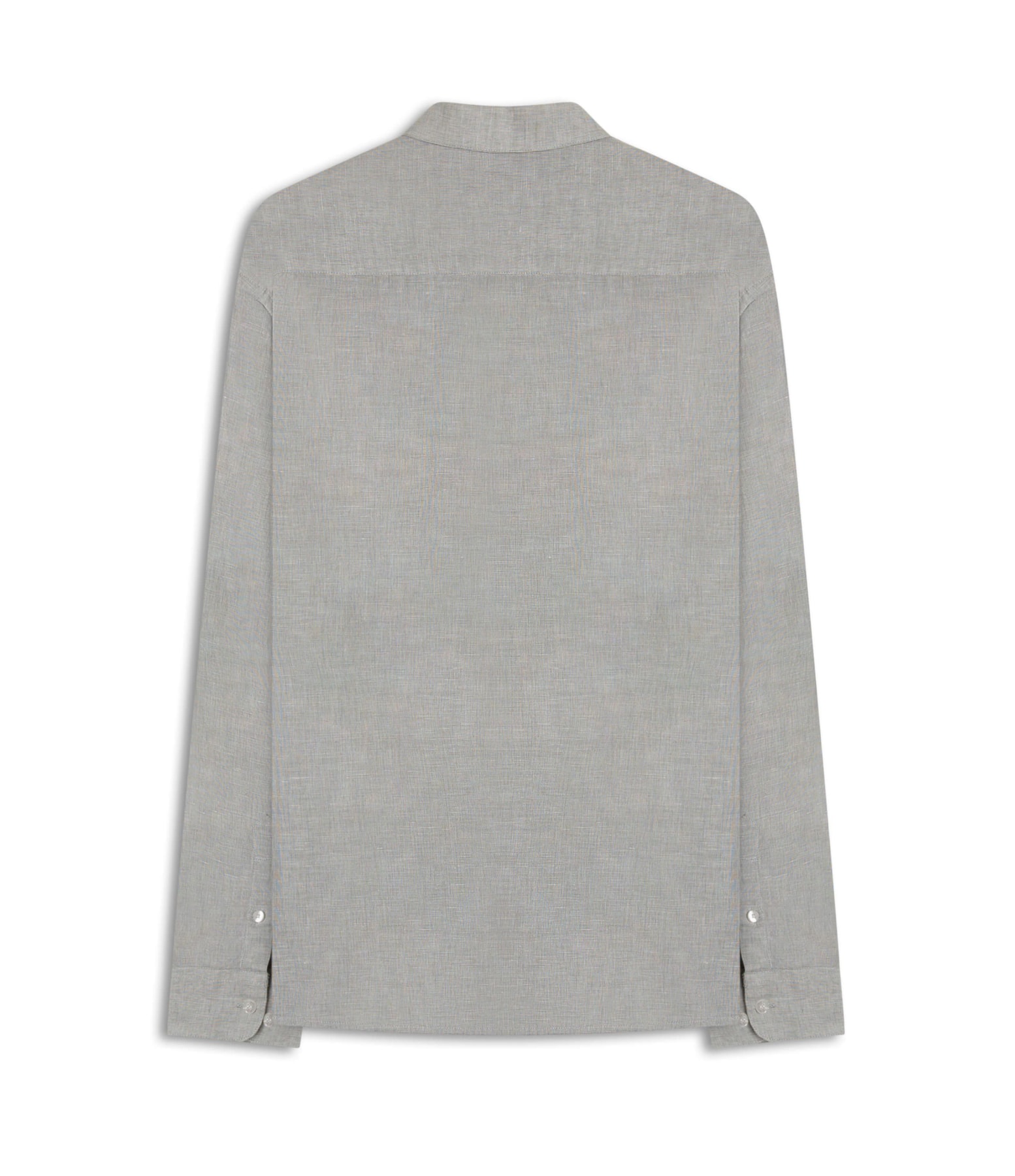 Camisa Linho Bari Classic Anatomic Silver Gray