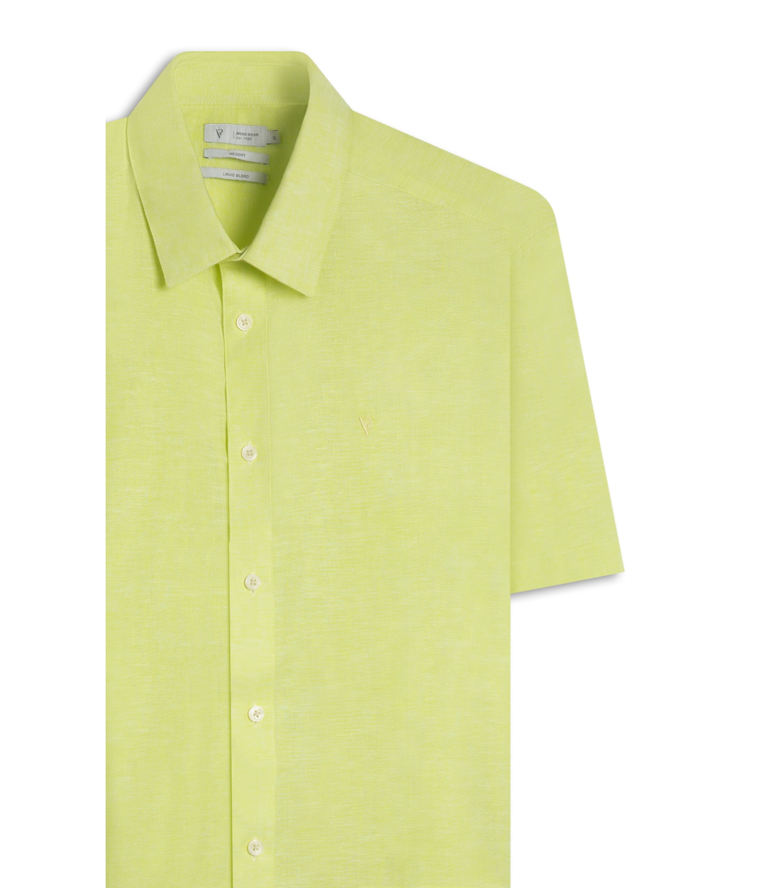 Camisa Linho Blend Pienza Retro Shangai Mc Citrus