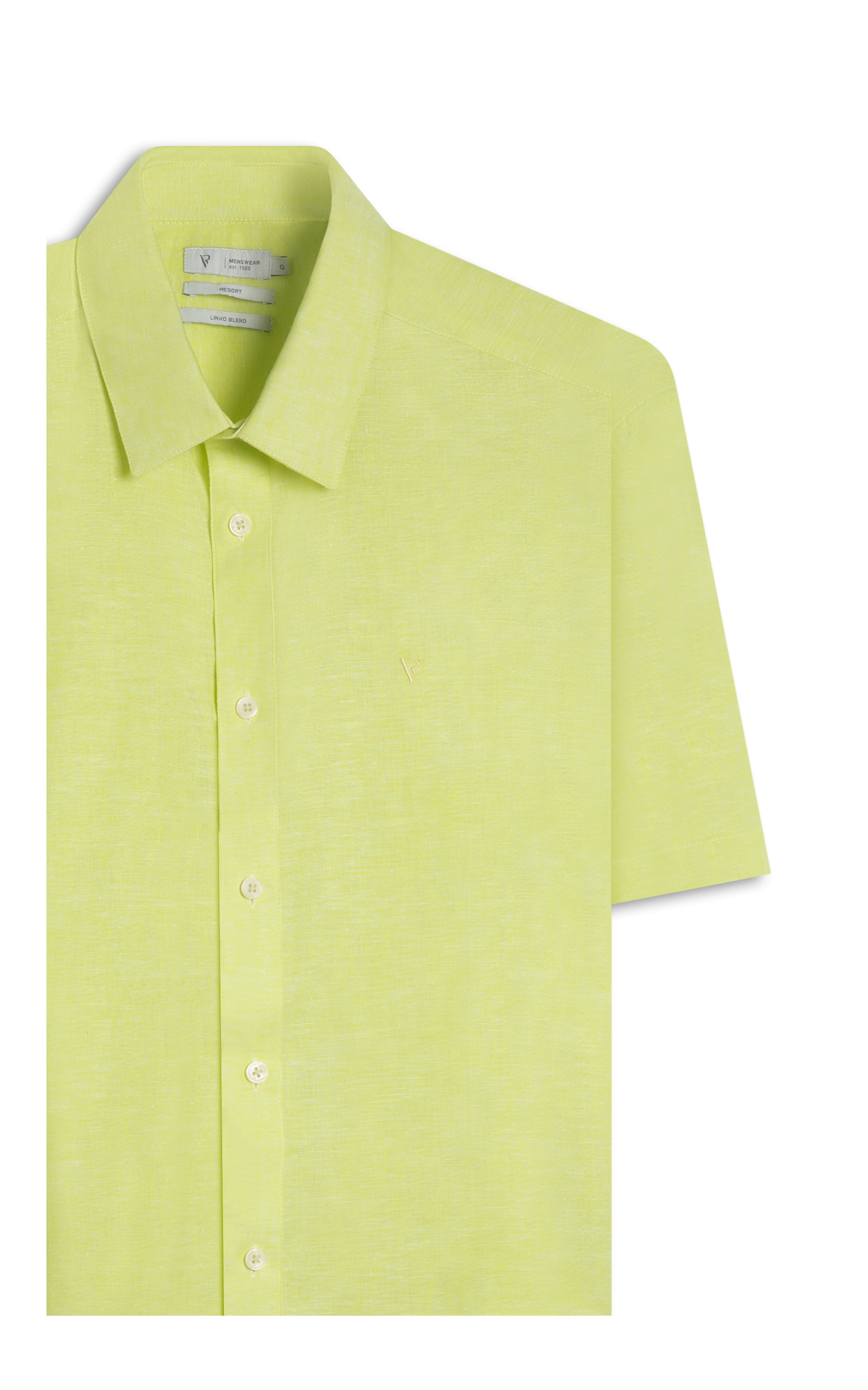 Camisa Linho Blend Pienza Retro Shangai Mc Citrus