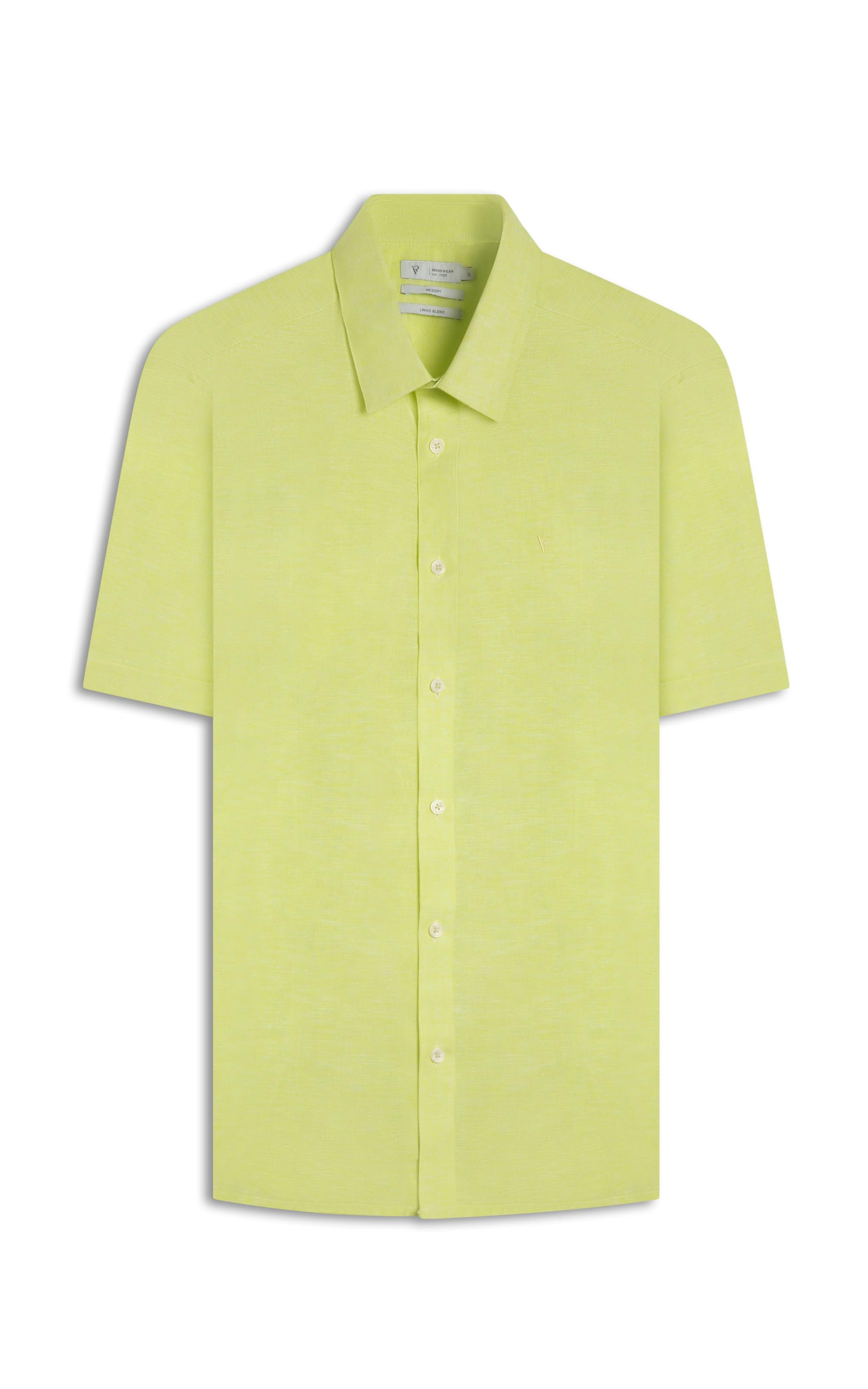 Camisa Linho Blend Pienza Retro Shangai Mc Citrus