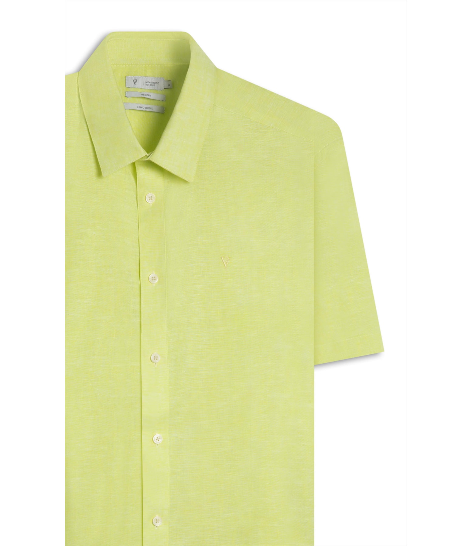 Camisa Linho Blend Pienza Retro Shangai Mc Citrus