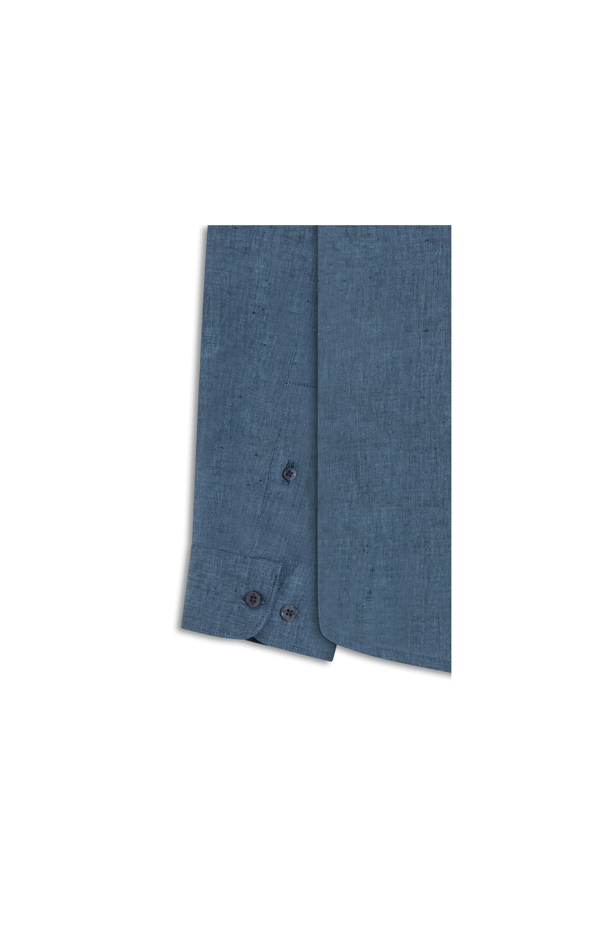 Camisa Linho Blues Classic Pirlo Azul Bic