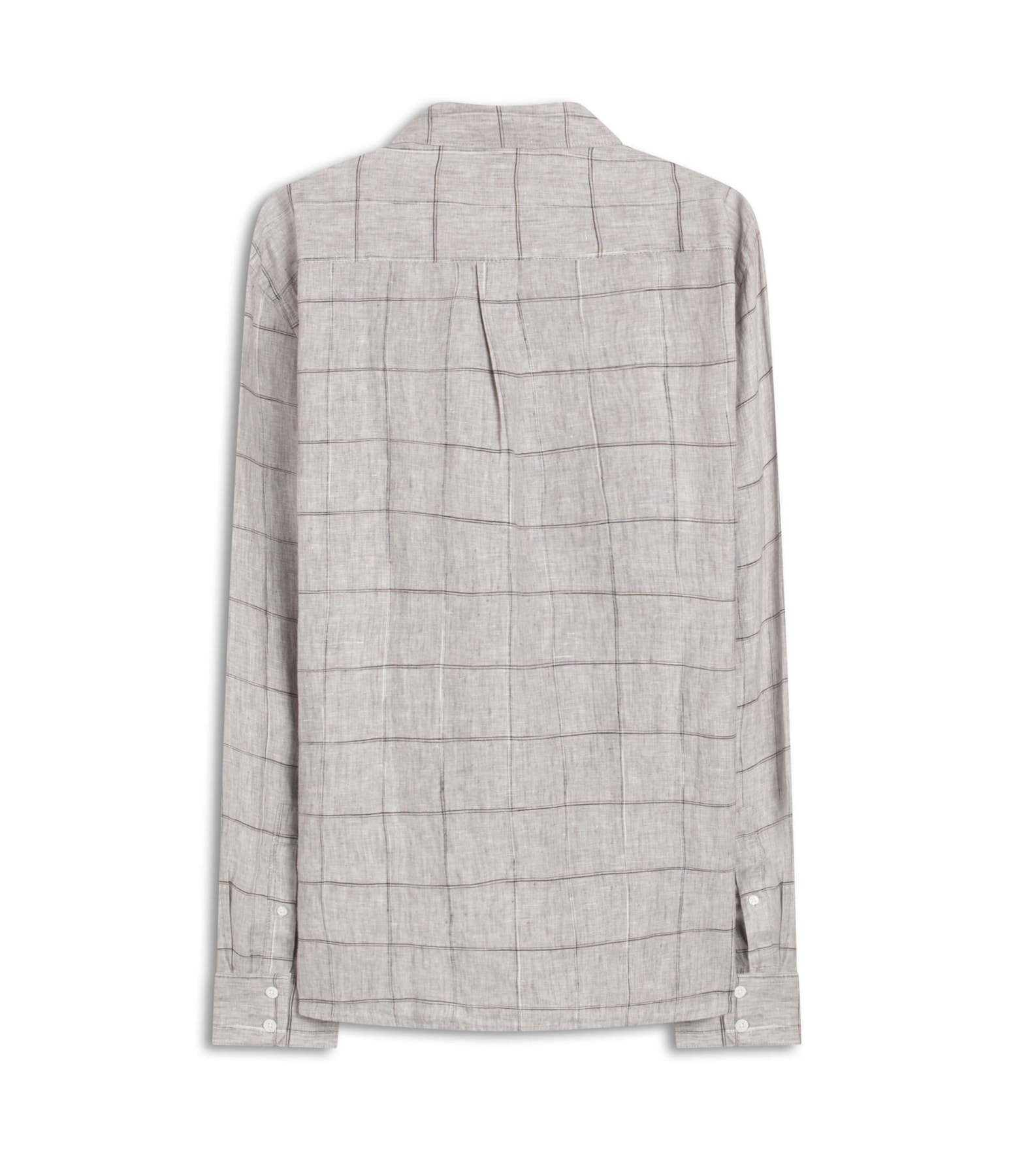 Camisa Linho Brera Classic Cinza Medio