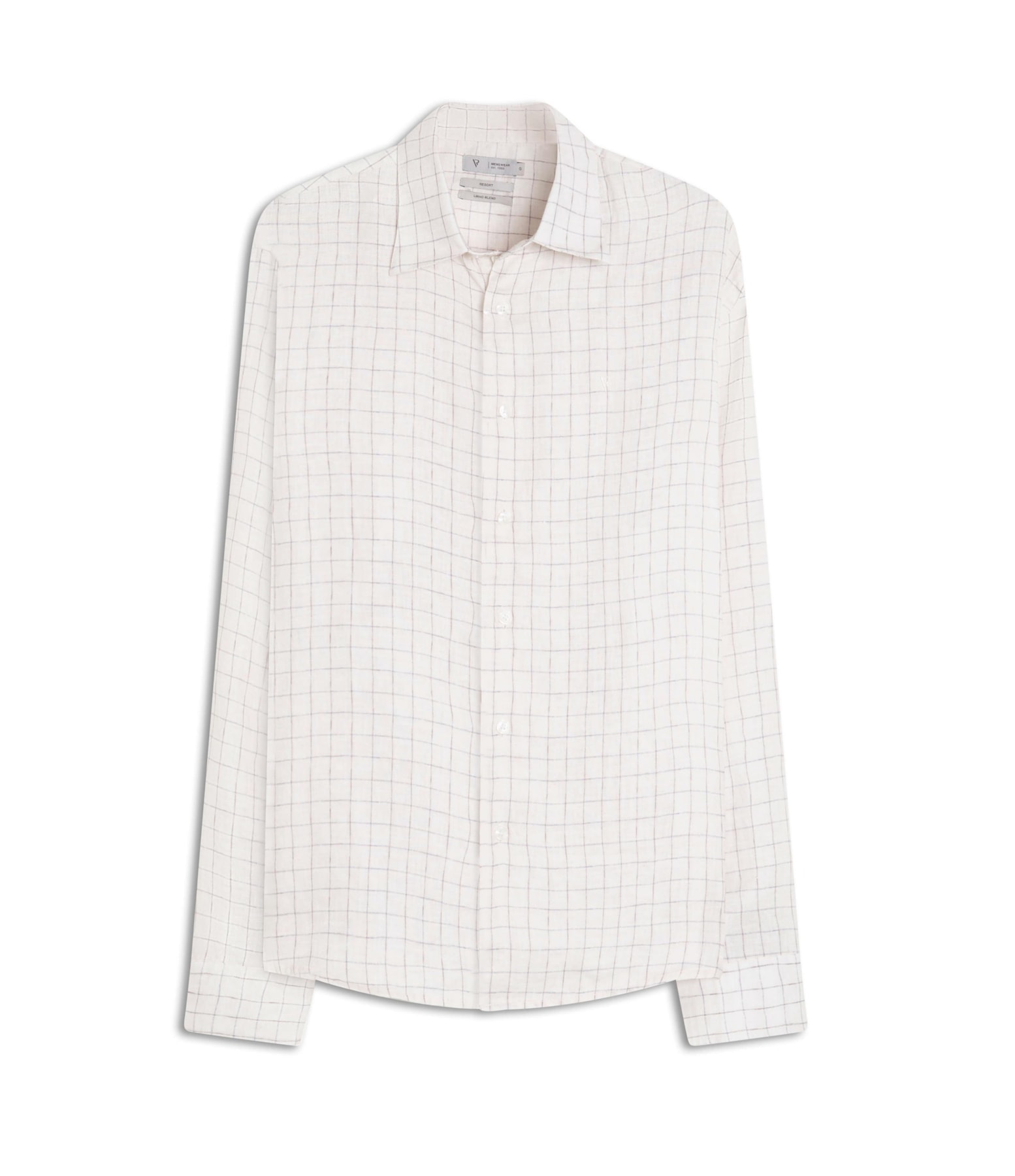Camisa Linho Capuleto Azul Pervante