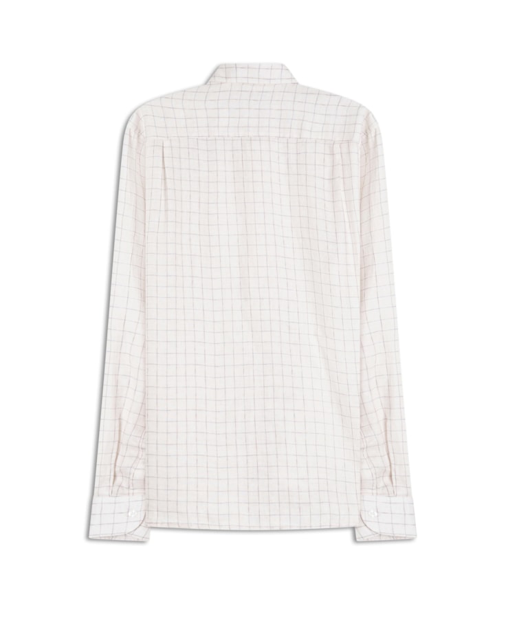 Camisa Linho Capuleto Azul Pervante