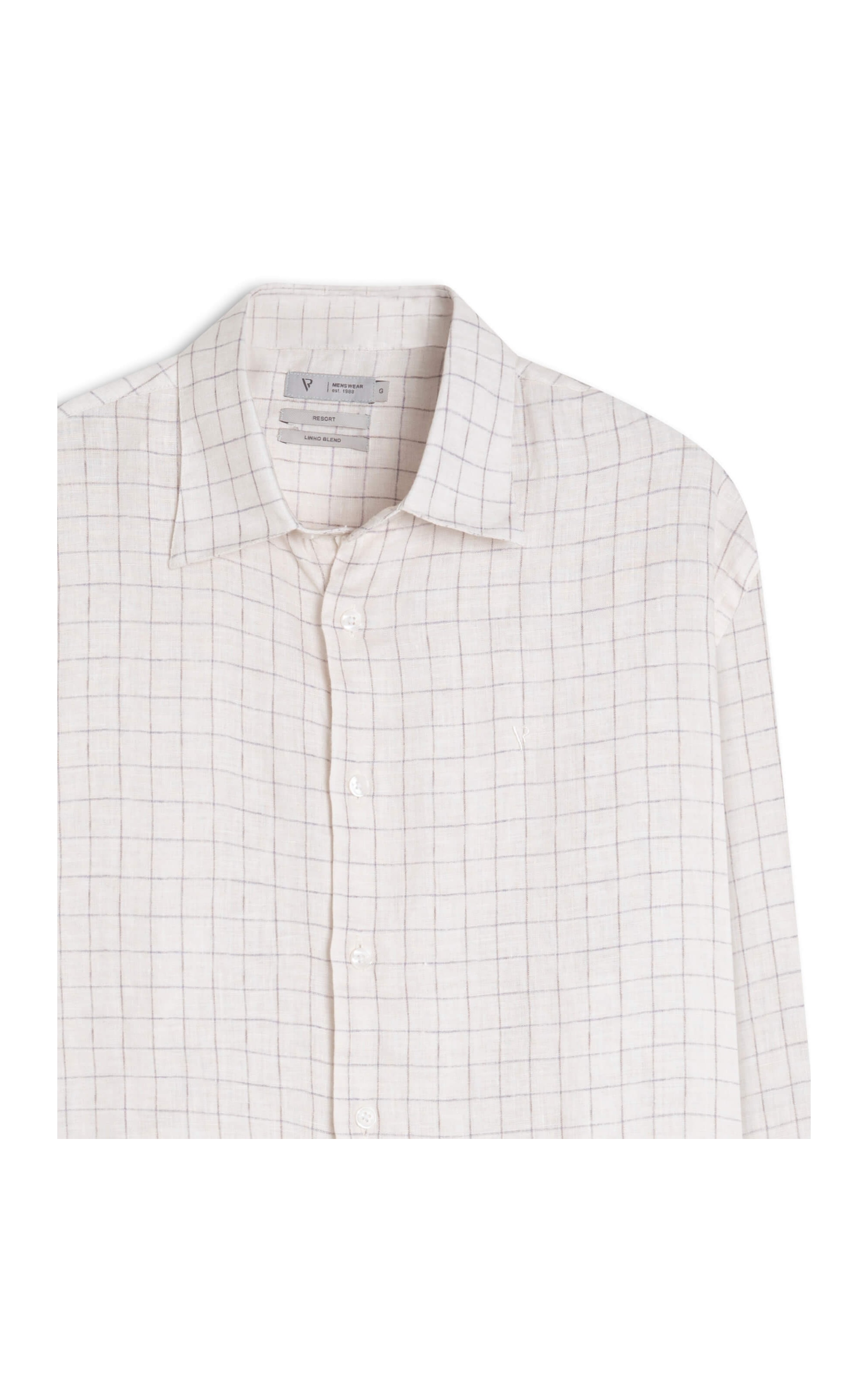 Camisa Linho Capuleto Azul Pervante