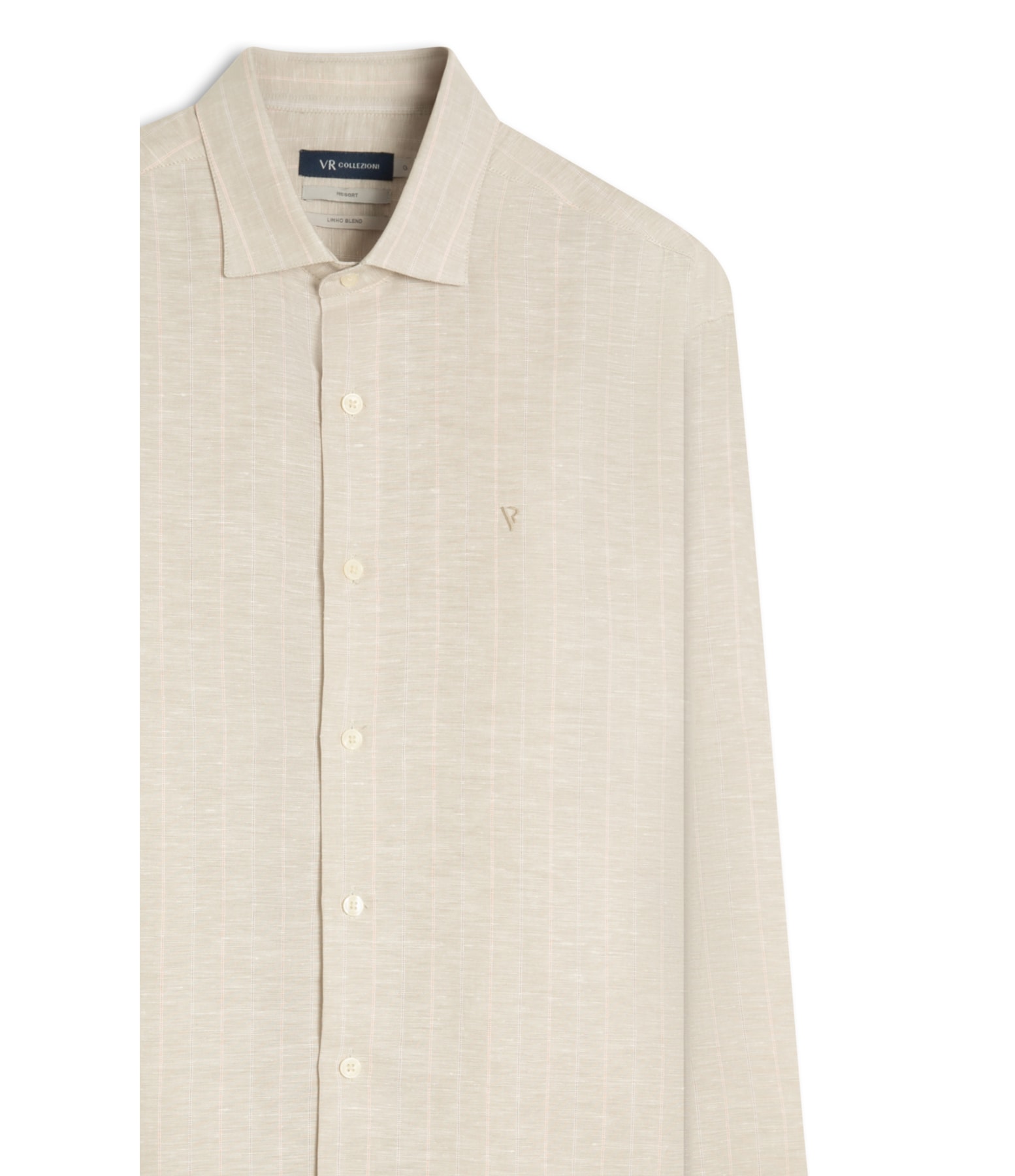 Camisa Linho Chris Classic Irish Cinza Claro
