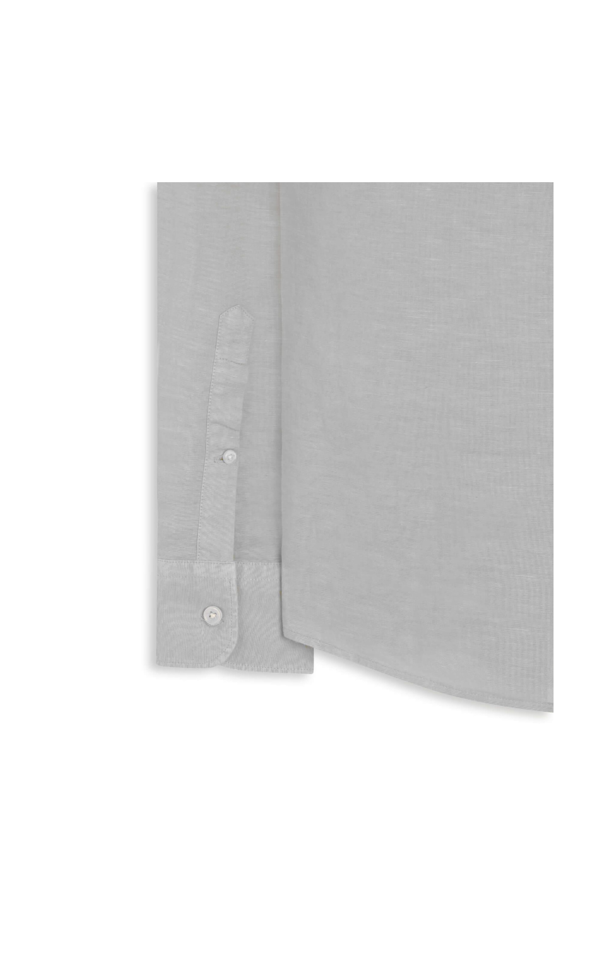 Camisa Linho Cinza Claro