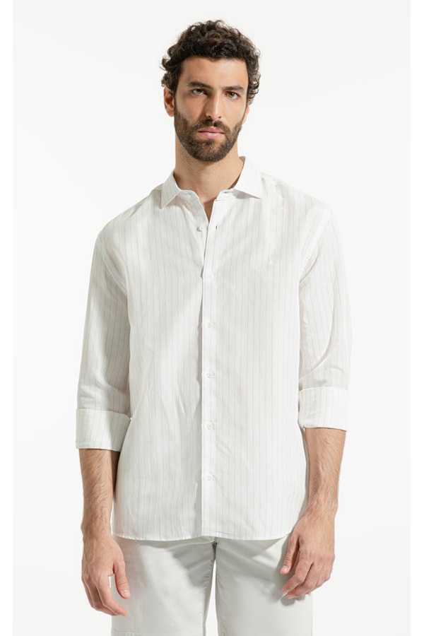 Camisa Linho Classic Marinho