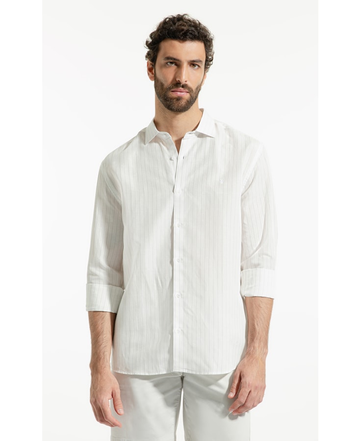 Camisa Linho Classic Marinho