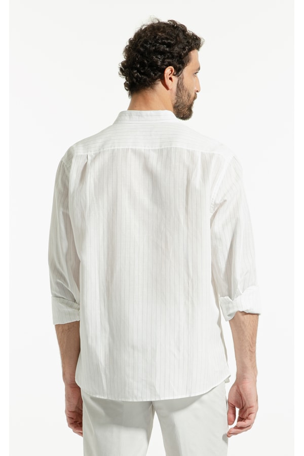 Camisa Linho Classic Marinho