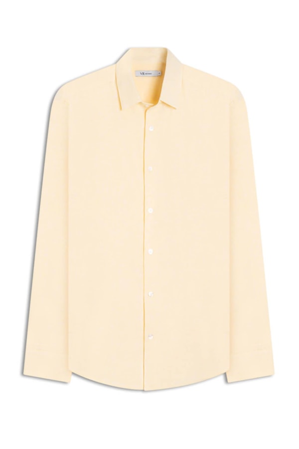 Camisa Linho Classic Shangai Amarelo