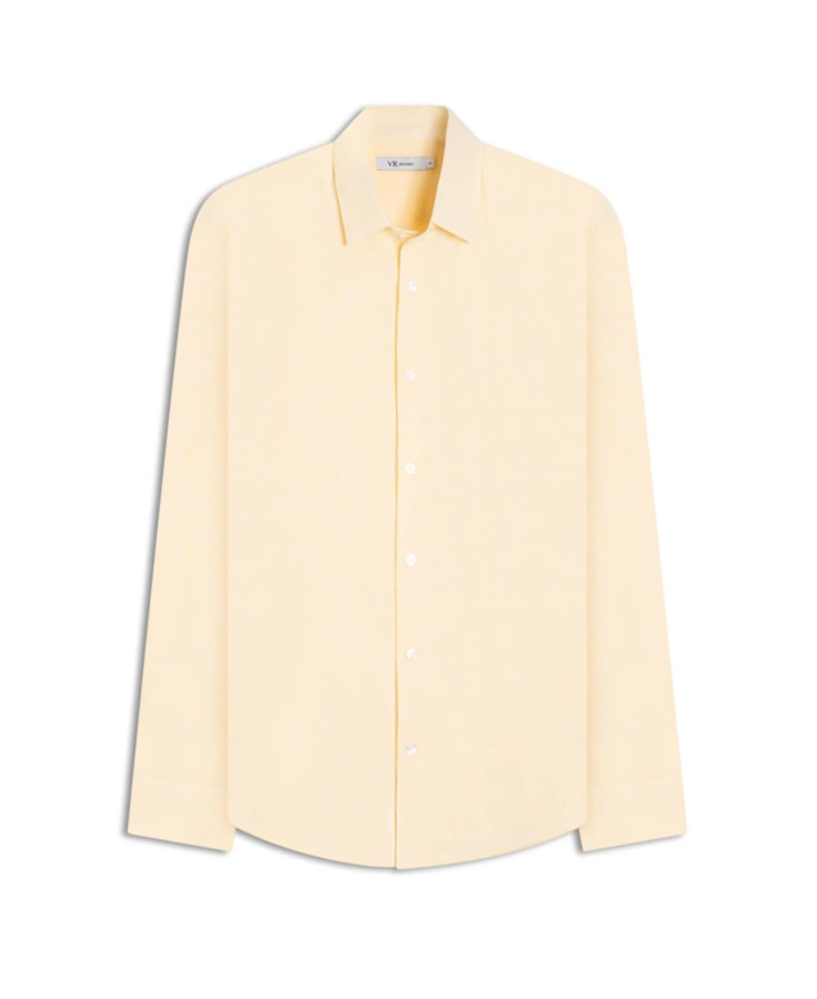 Camisa Linho Classic Shangai Amarelo