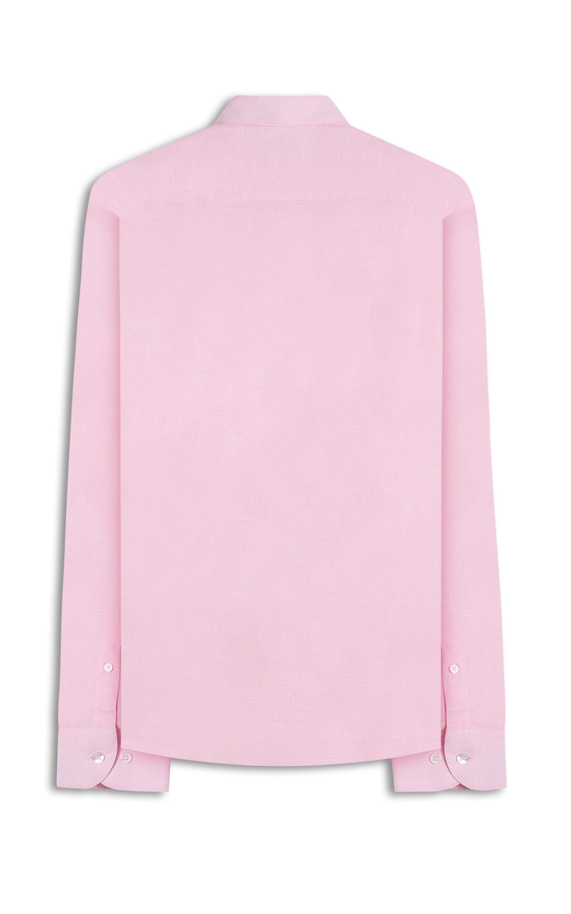 Camisa Linho Classic Shangai Rosa