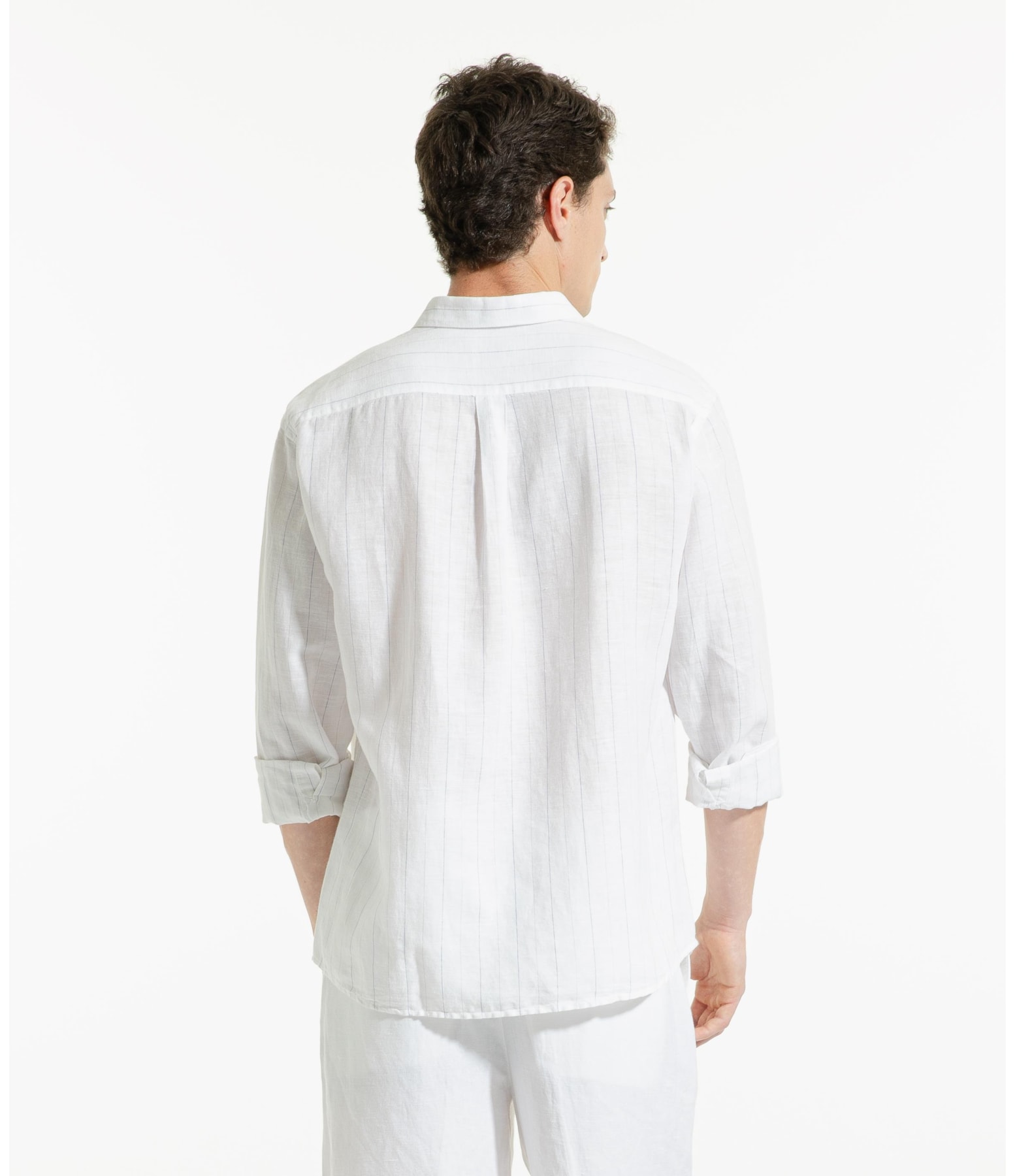 Camisa Linho Corsega Branco Laundry
