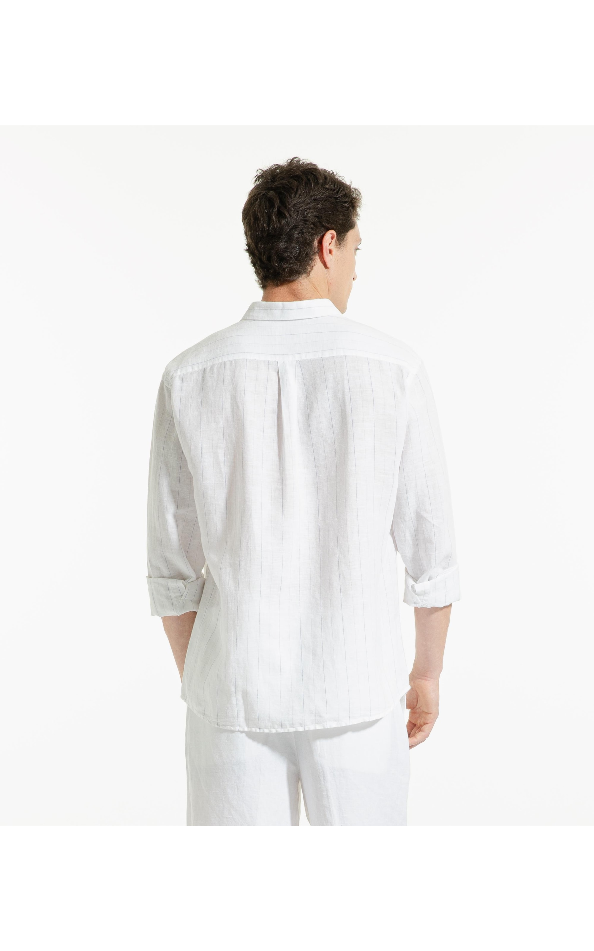 Camisa Linho Corsega Branco Laundry