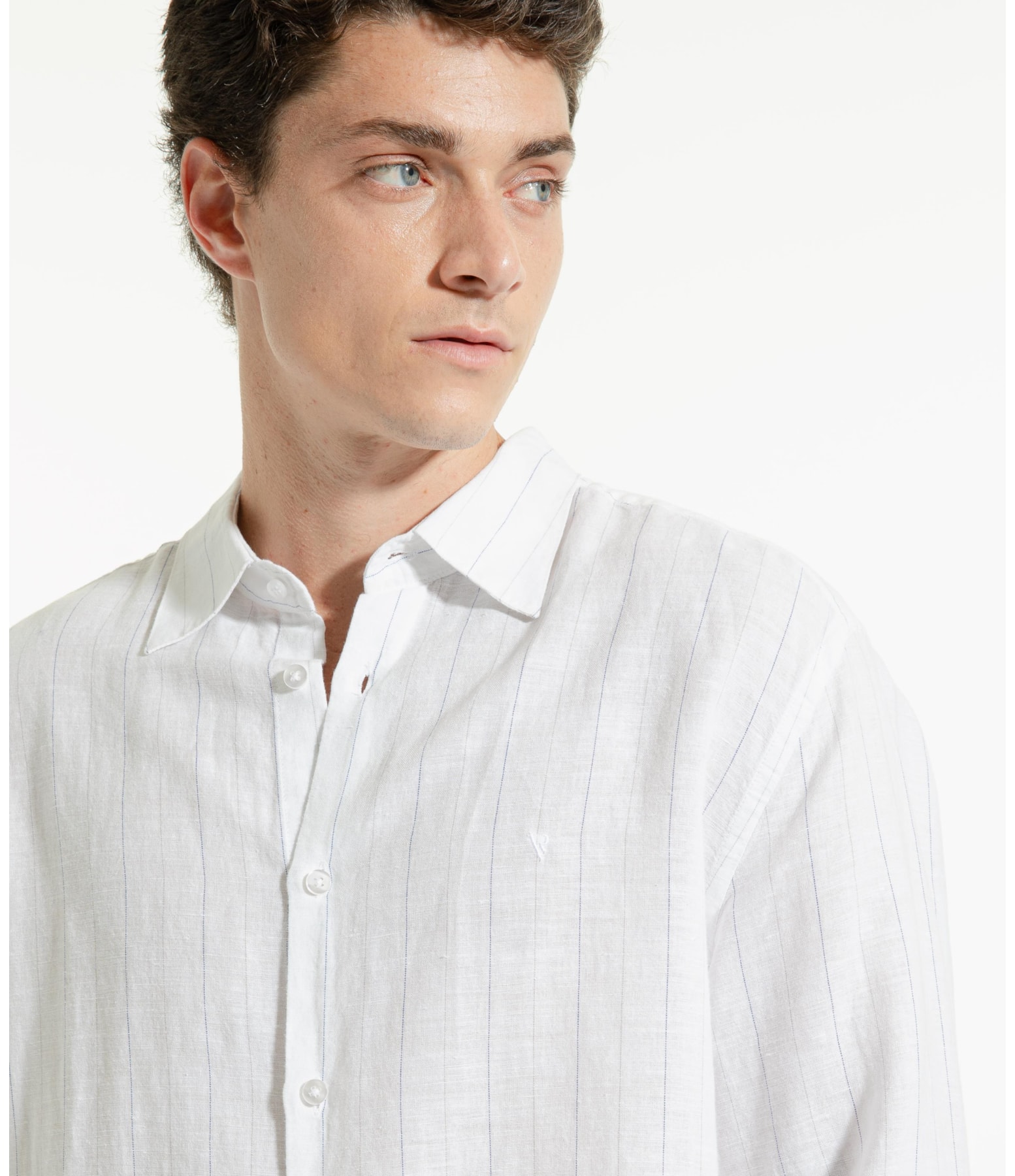 Camisa Linho Corsega Branco Laundry