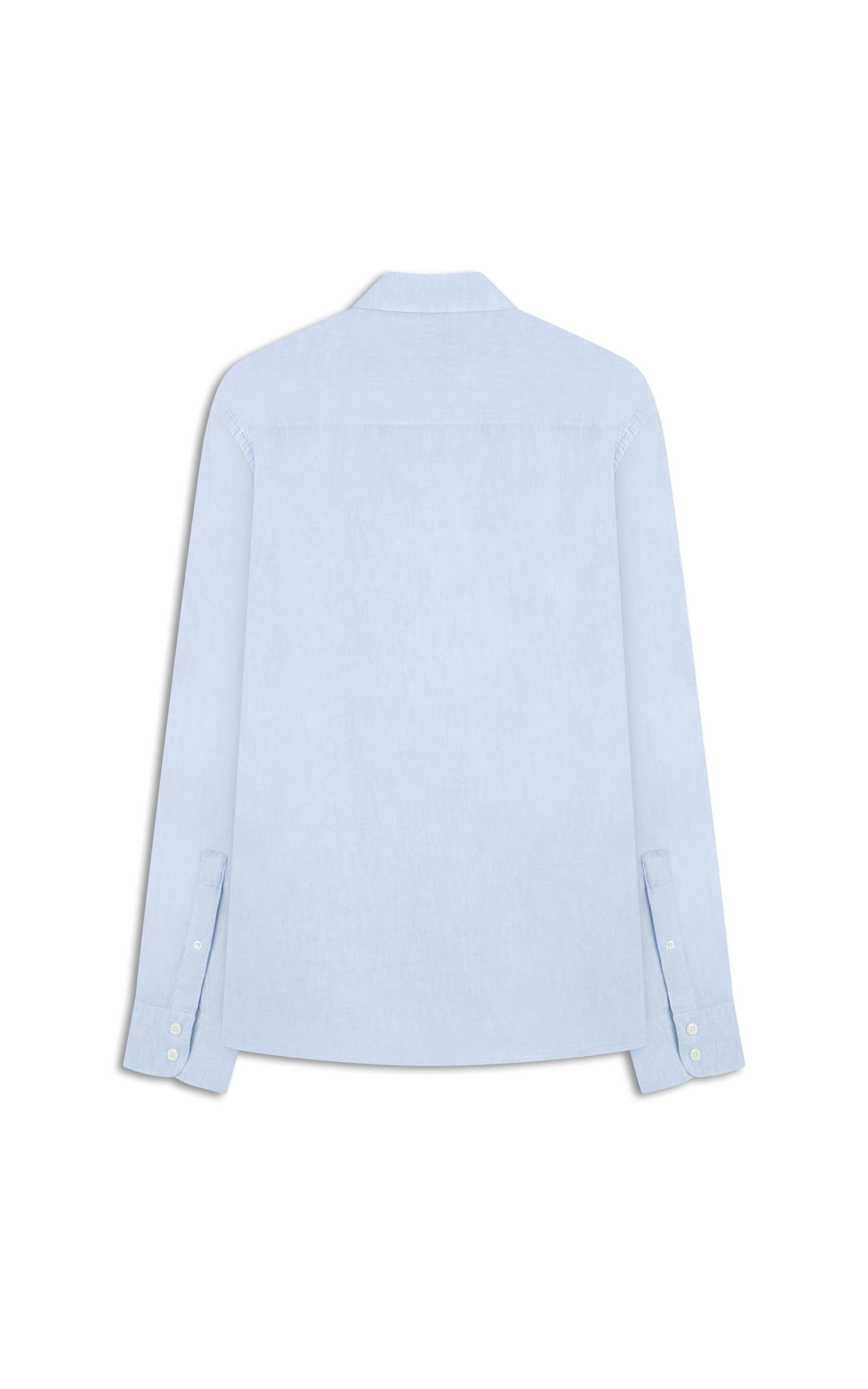 Camisa Linho Cross Dye Azul Bic