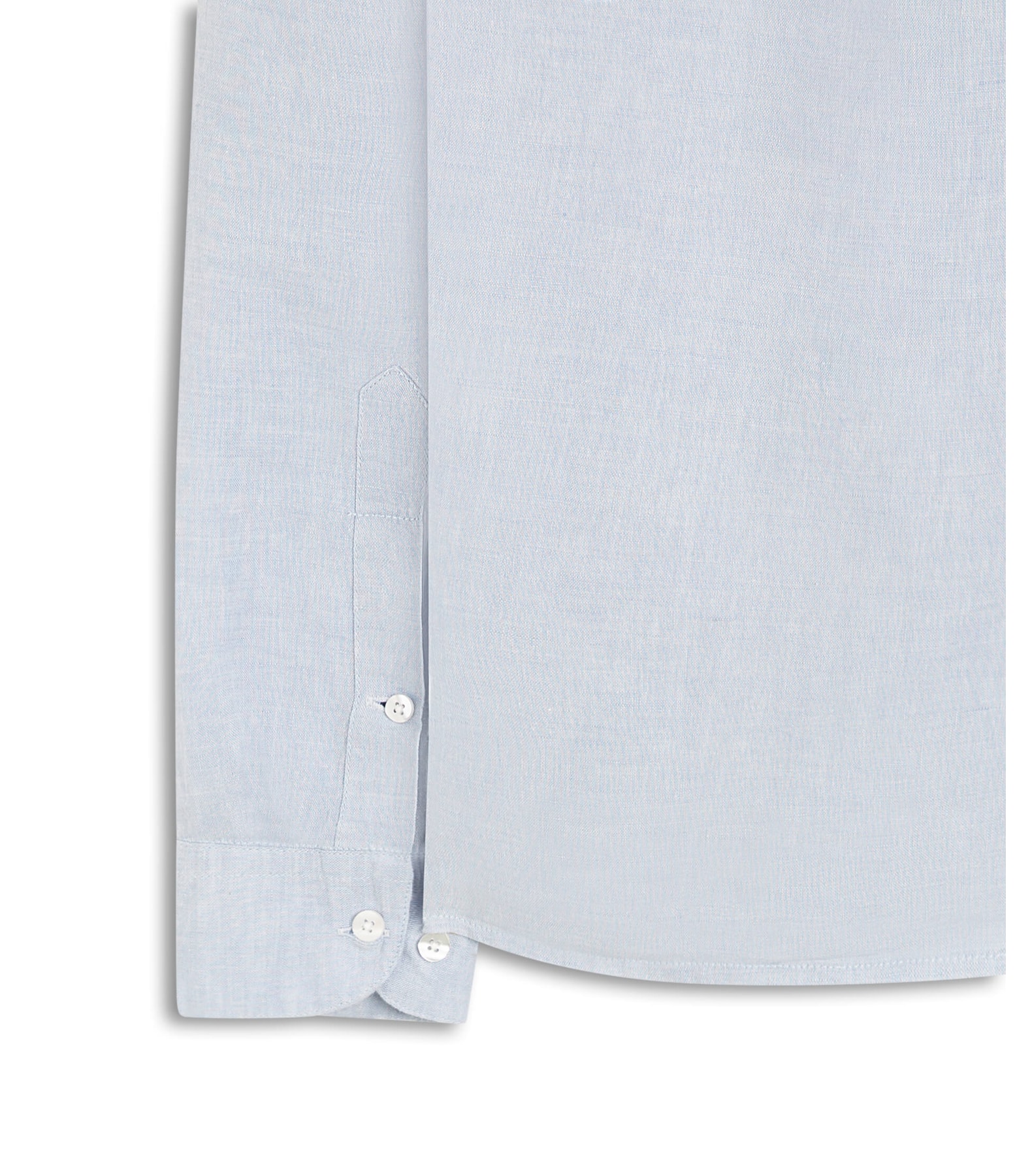 Camisa Linho Cross Dye Azul Claro