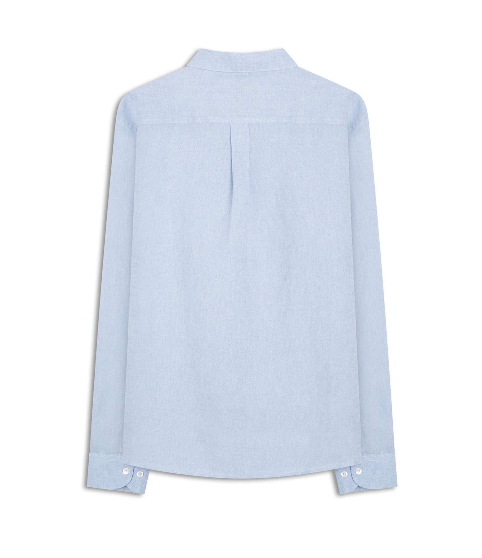 Camisa Linho Cross Dye Azul Claro