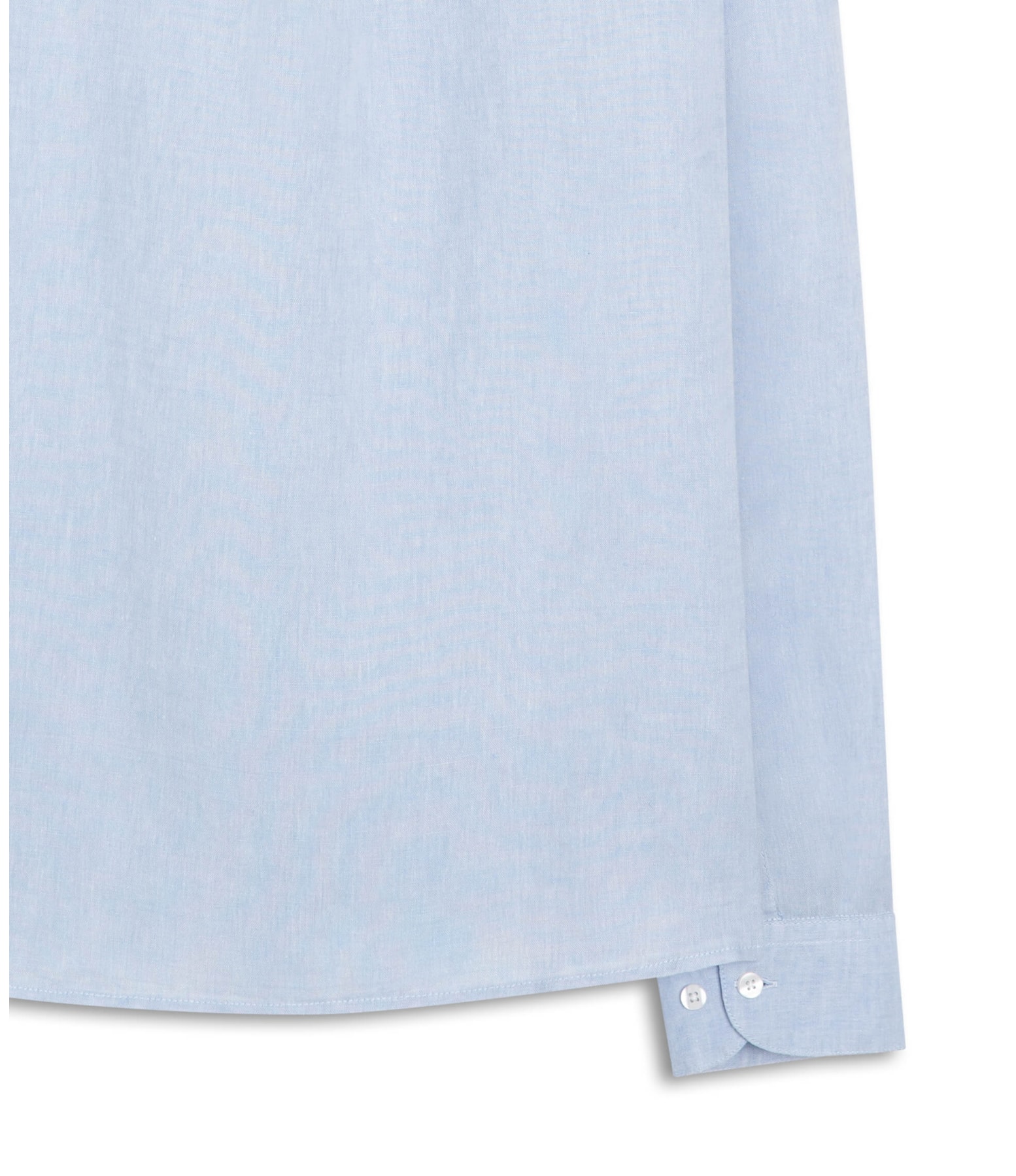 Camisa Linho Cross Dye Azul Claro