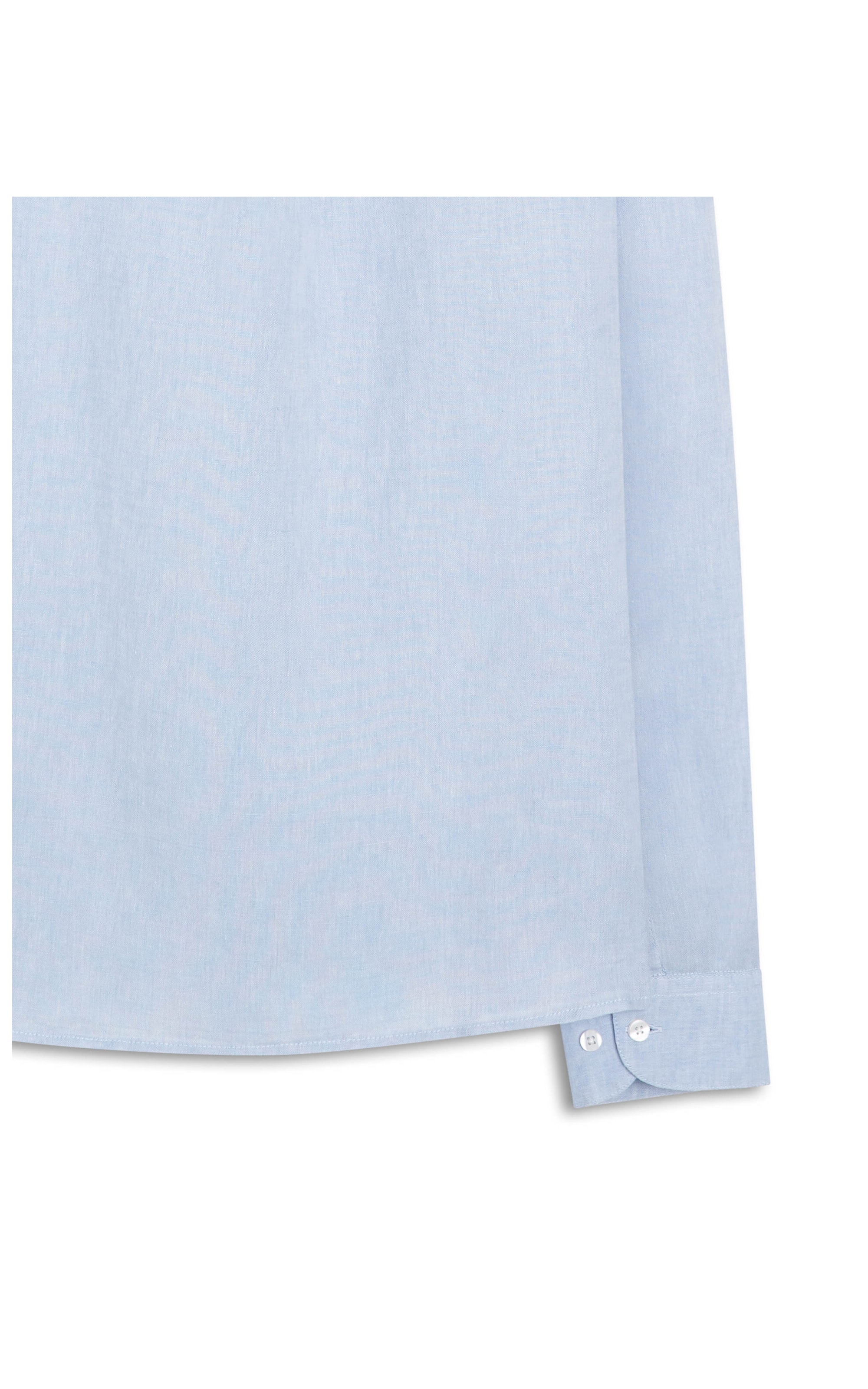 Camisa Linho Cross Dye Azul Claro
