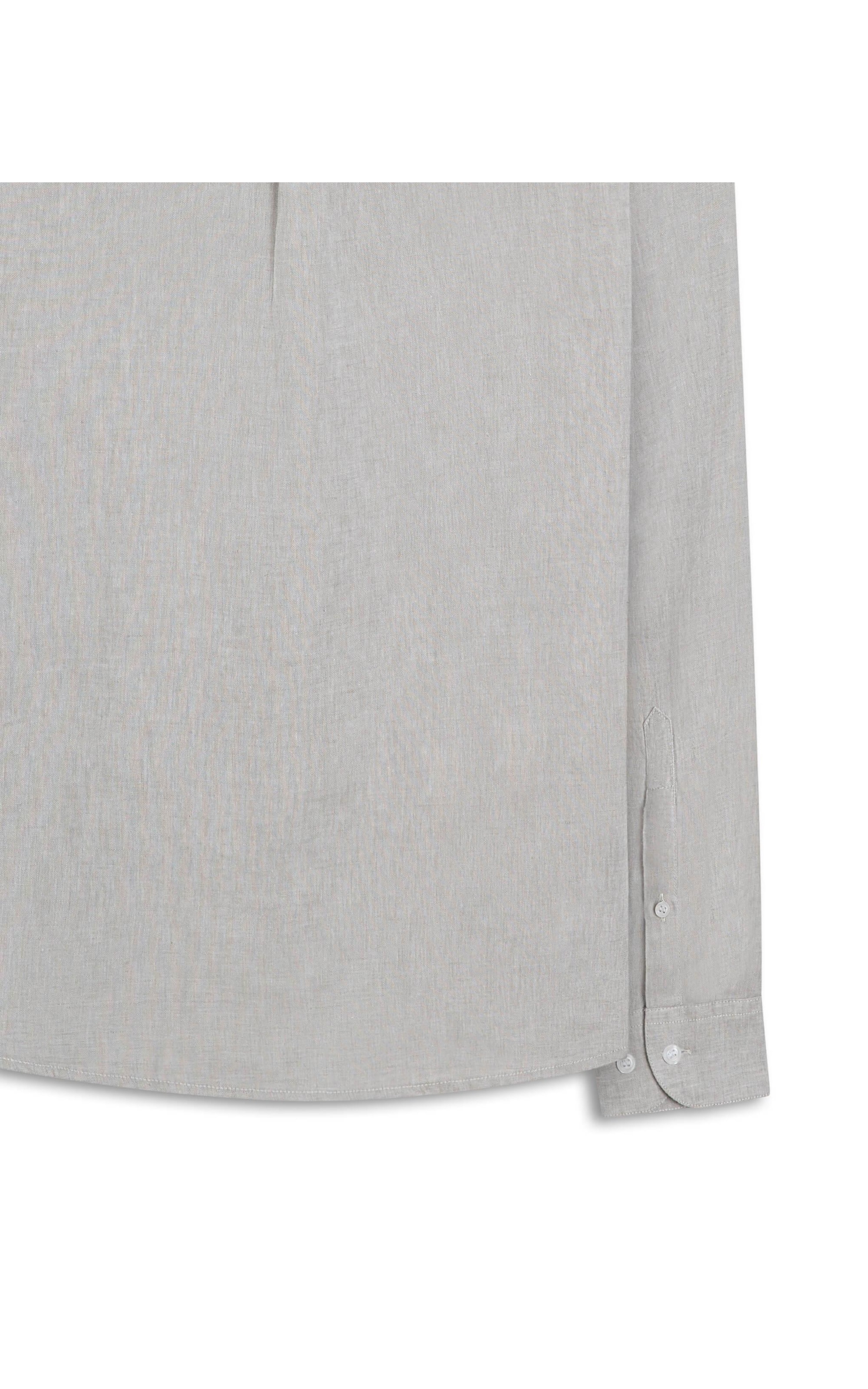 Camisa Linho Cross Dye Natural