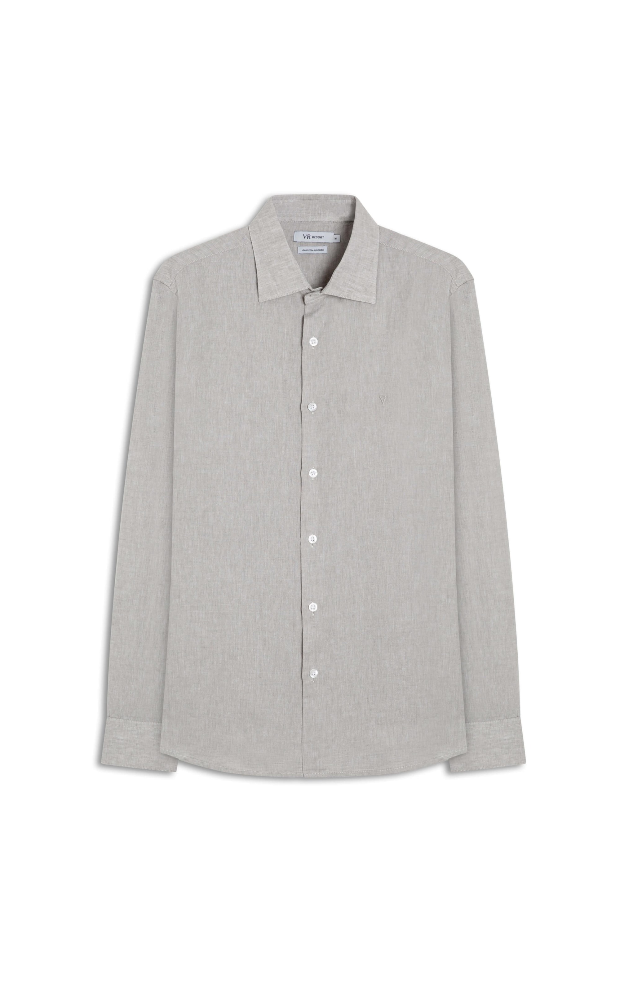 Camisa Linho Cross Dye Natural