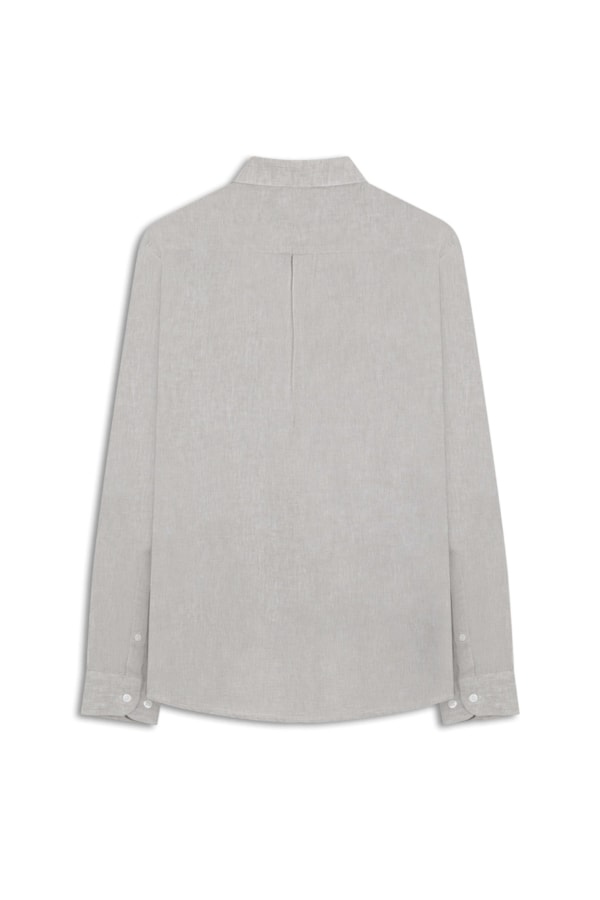 Camisa Linho Cross Dye Natural