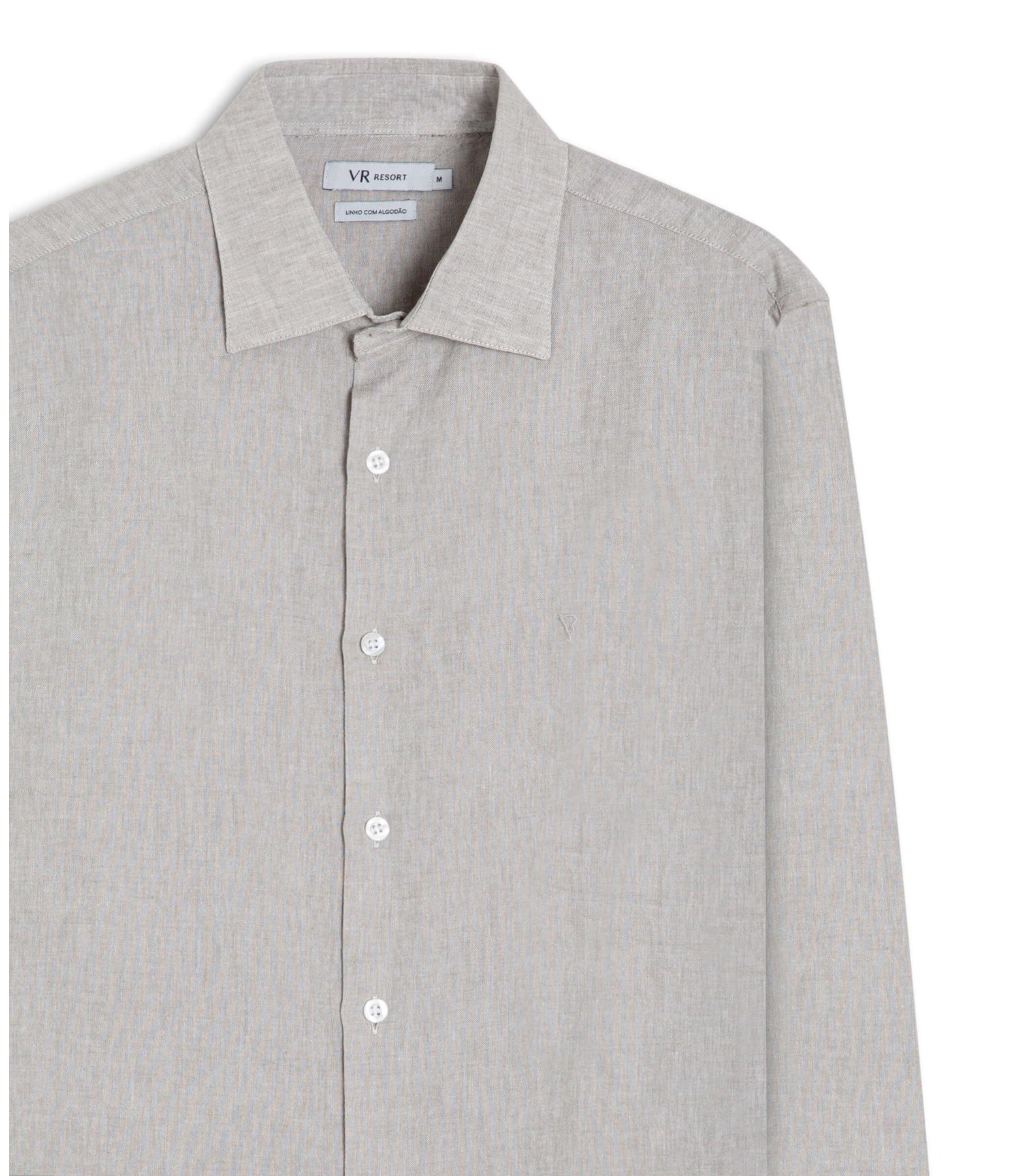 Camisa Linho Cross Dye Natural