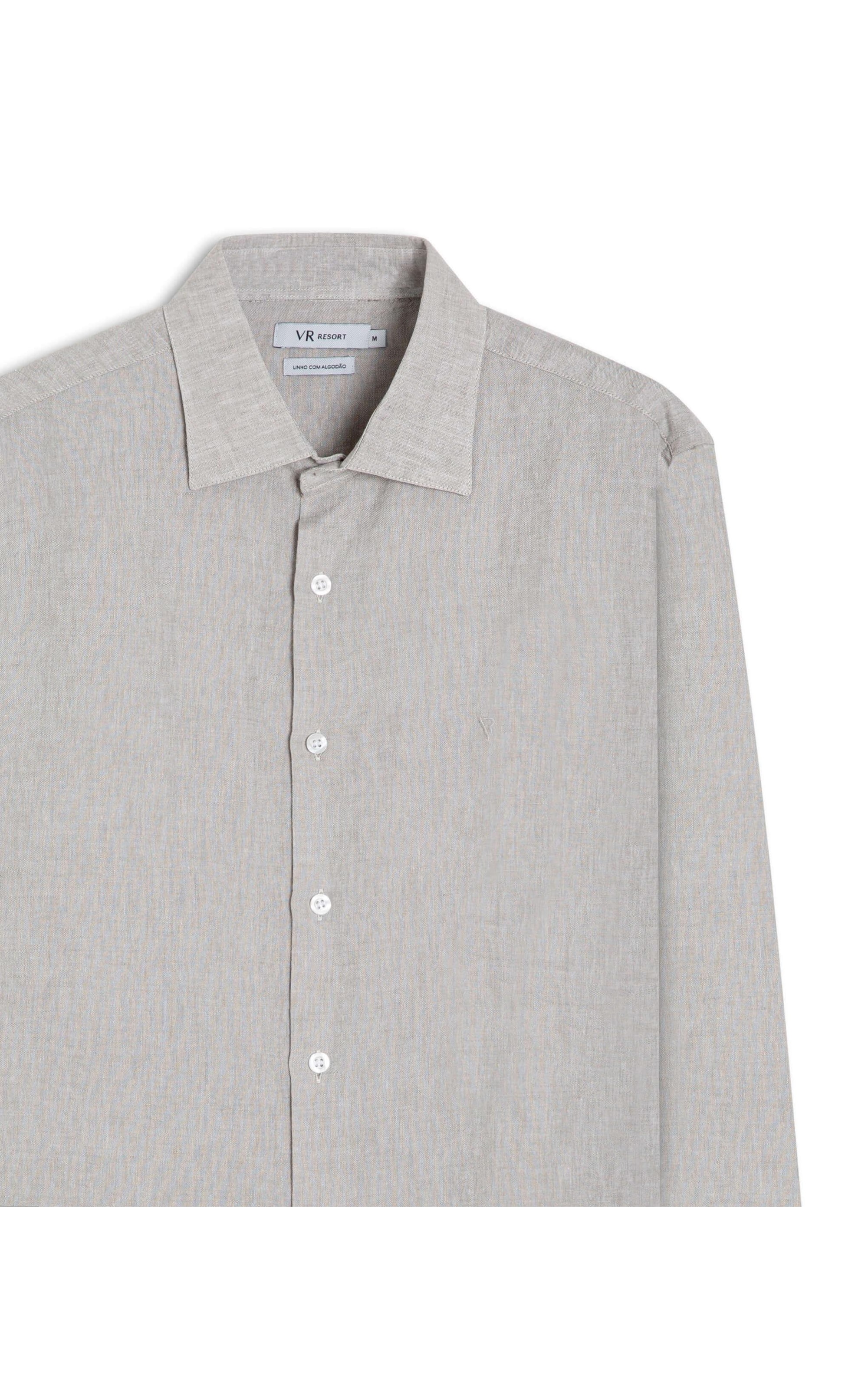 Camisa Linho Cross Dye Natural