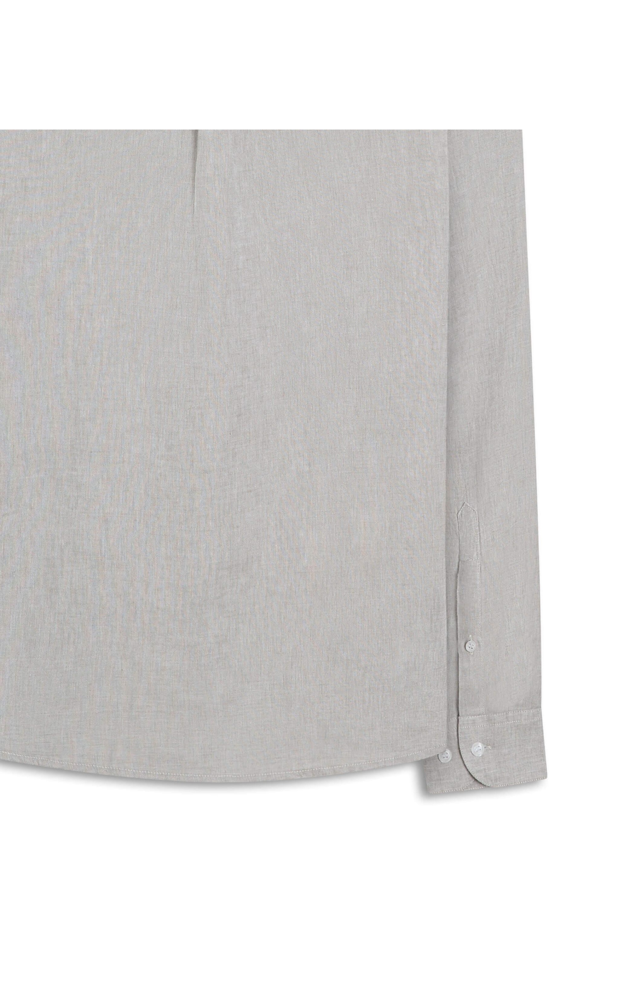 Camisa Linho Cross Dye Natural
