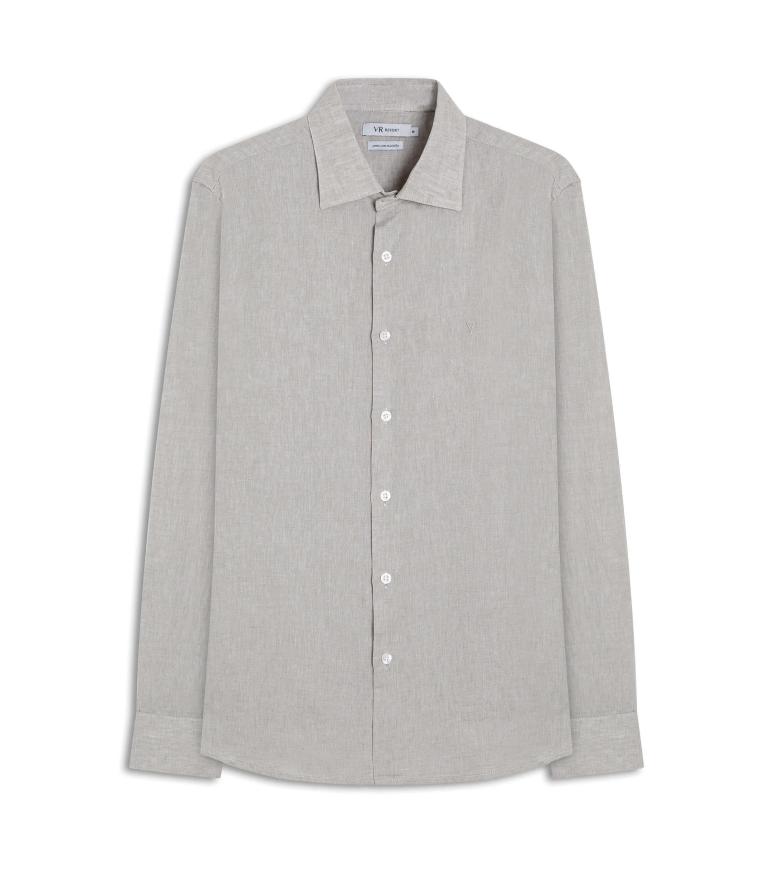 Camisa Linho Cross Dye Natural