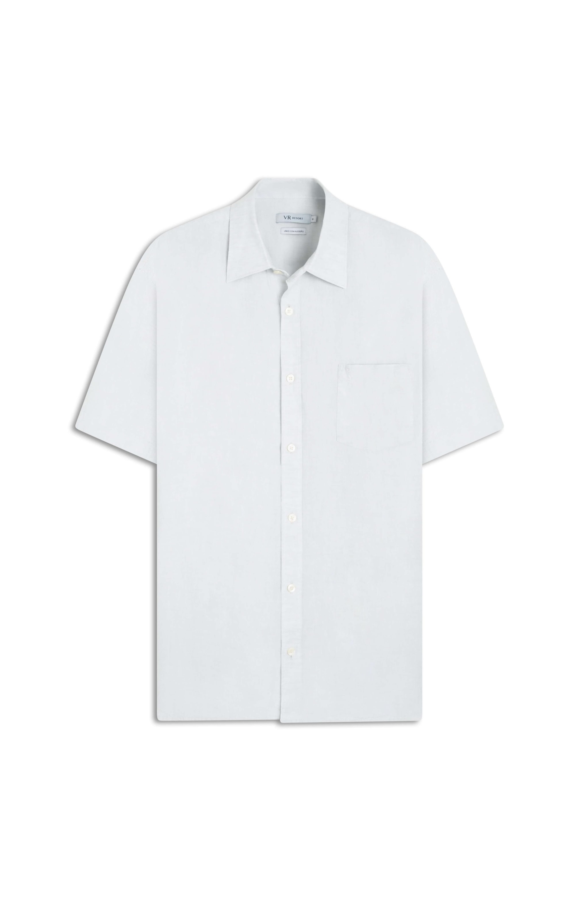 Camisa Linho Cross Dye Surf Cinza Claro