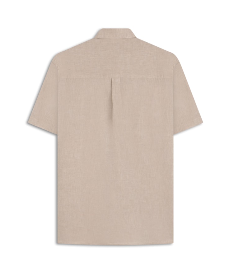 Camisa Linho Cross Dye Surf Natural