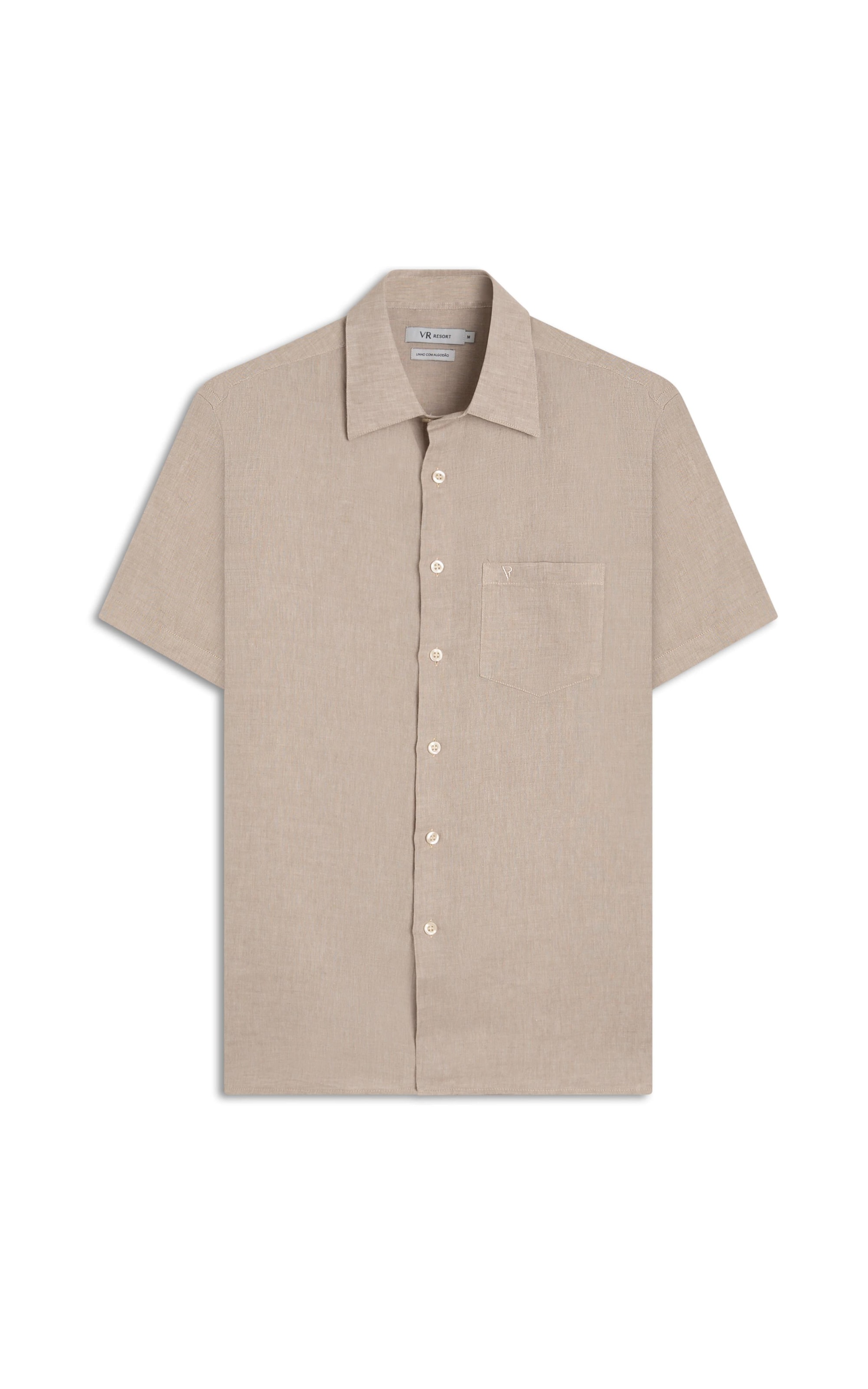 Camisa Linho Cross Dye Surf Natural