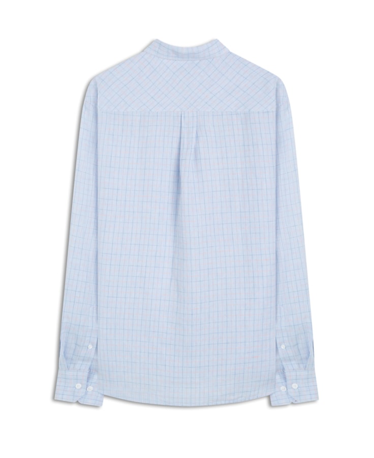 Camisa Linho Giovanni Azul Bic