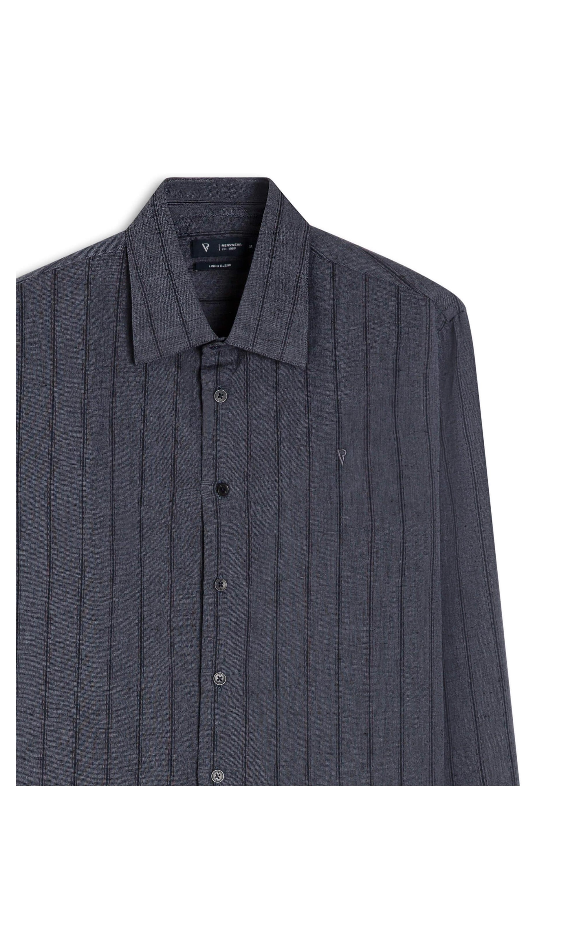 Camisa Linho Gressan Dark Navy