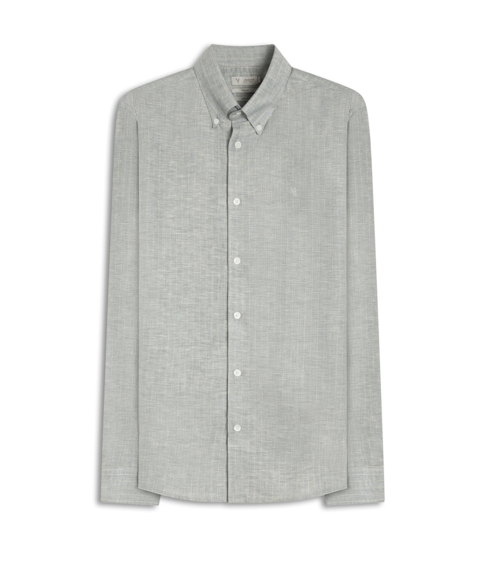 Camisa Linho Listrado Mark Classic Bd Marinho